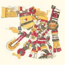 Tezcatlipoca, Aztec Smoking Mirror (3:2)