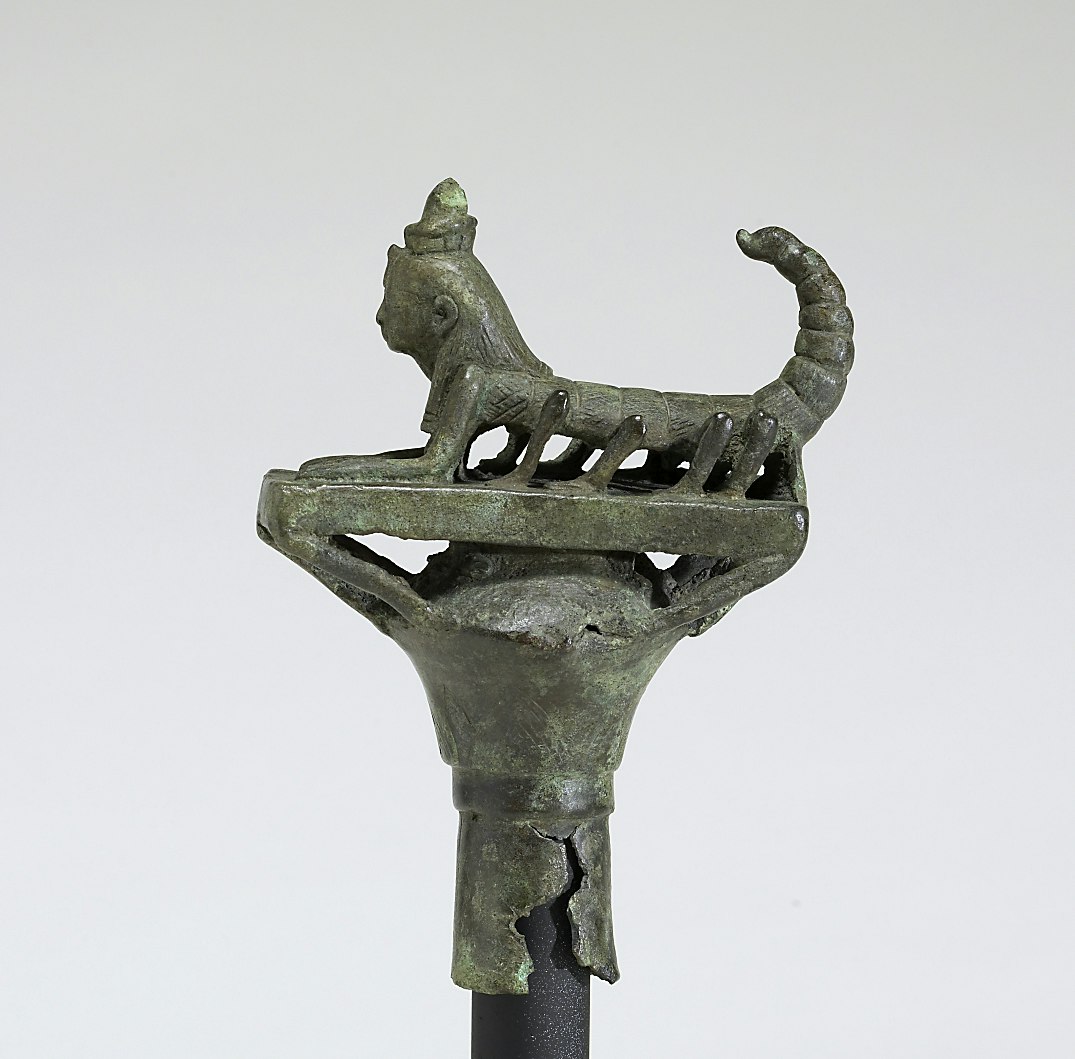 scepter ornament with figure of Isis-Serget