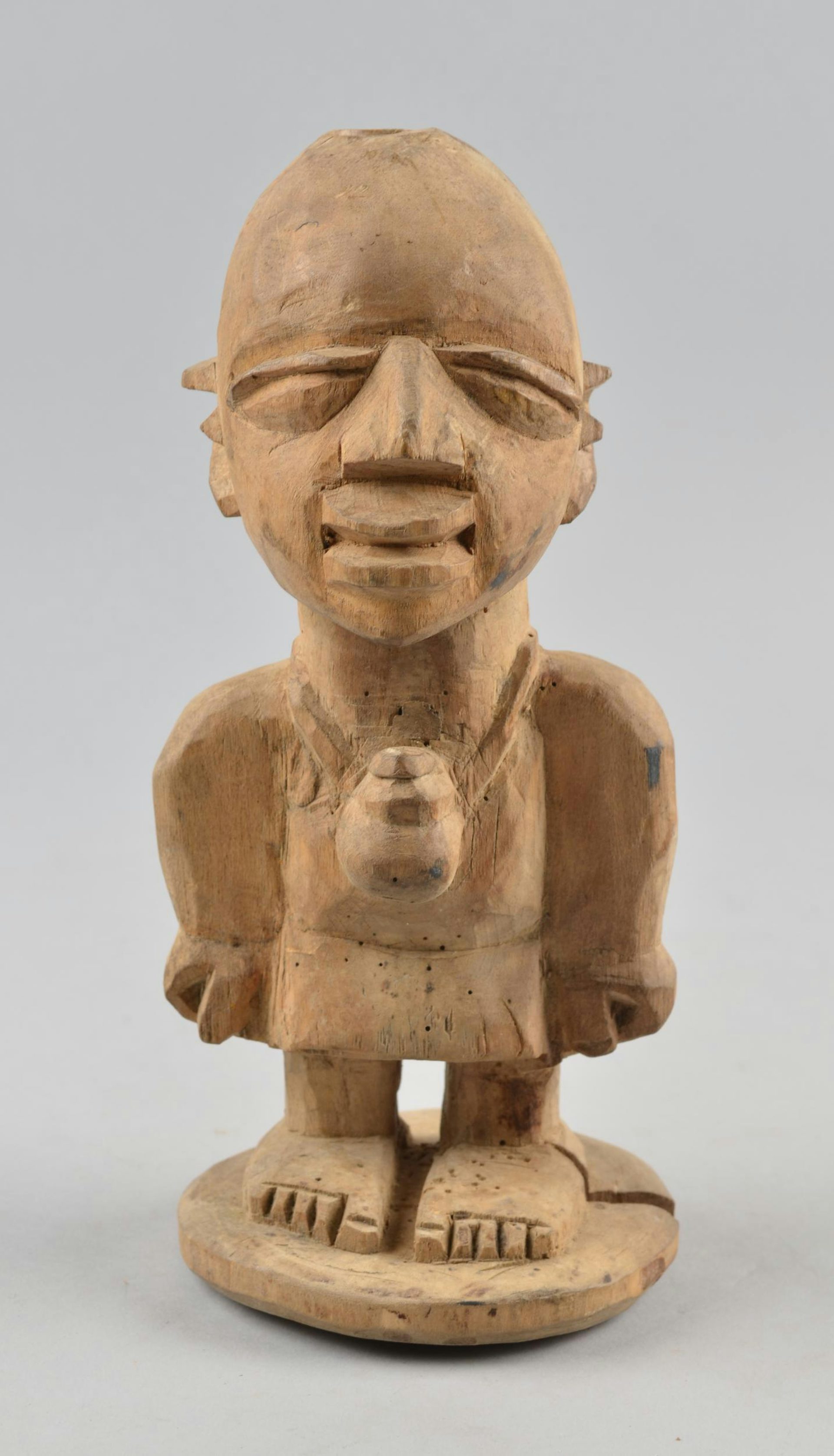 Wooden figure from Osanyin shrine, by Biro (1959).