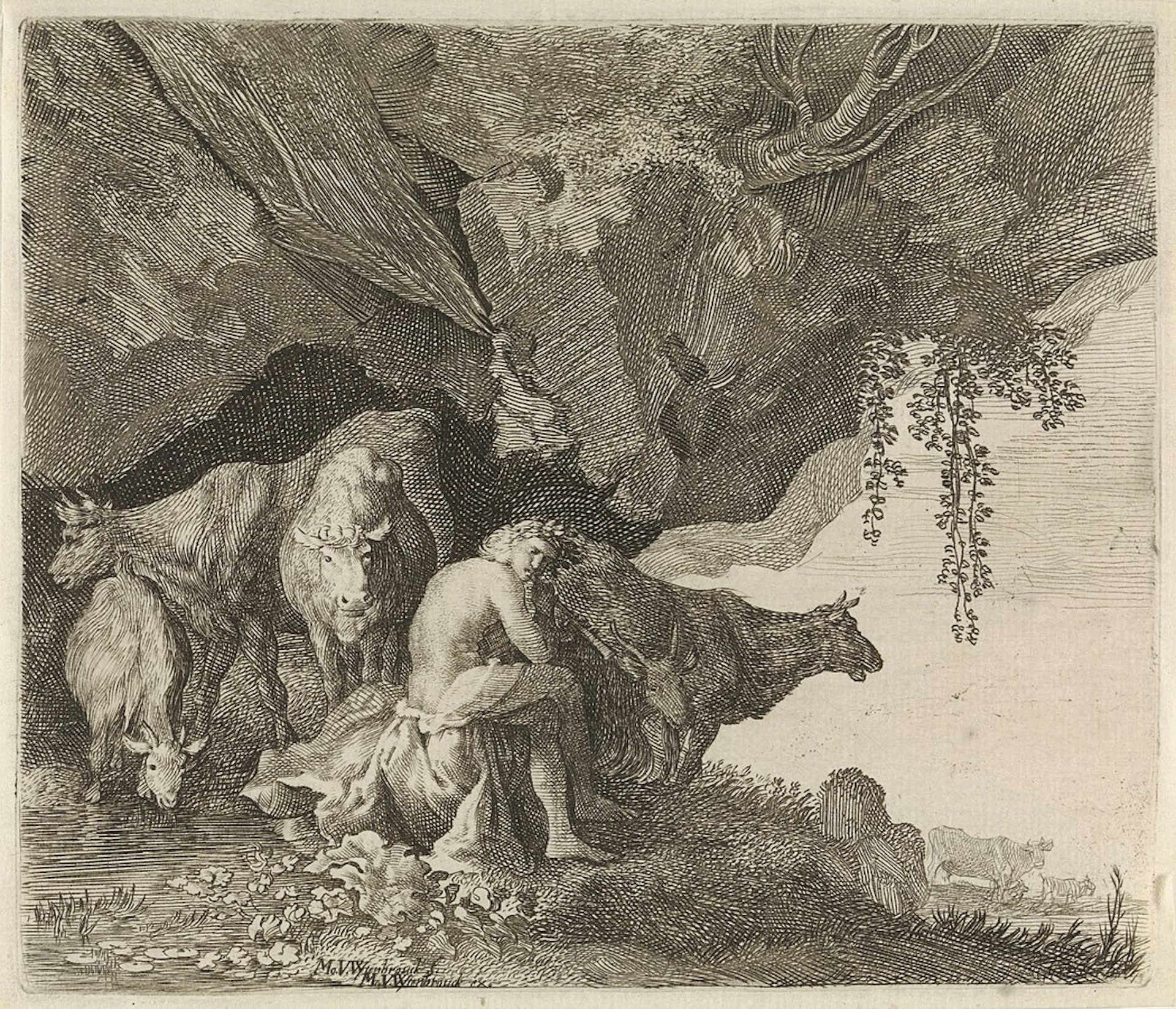 Apollo hoedt de kudde van Admetus, 1880