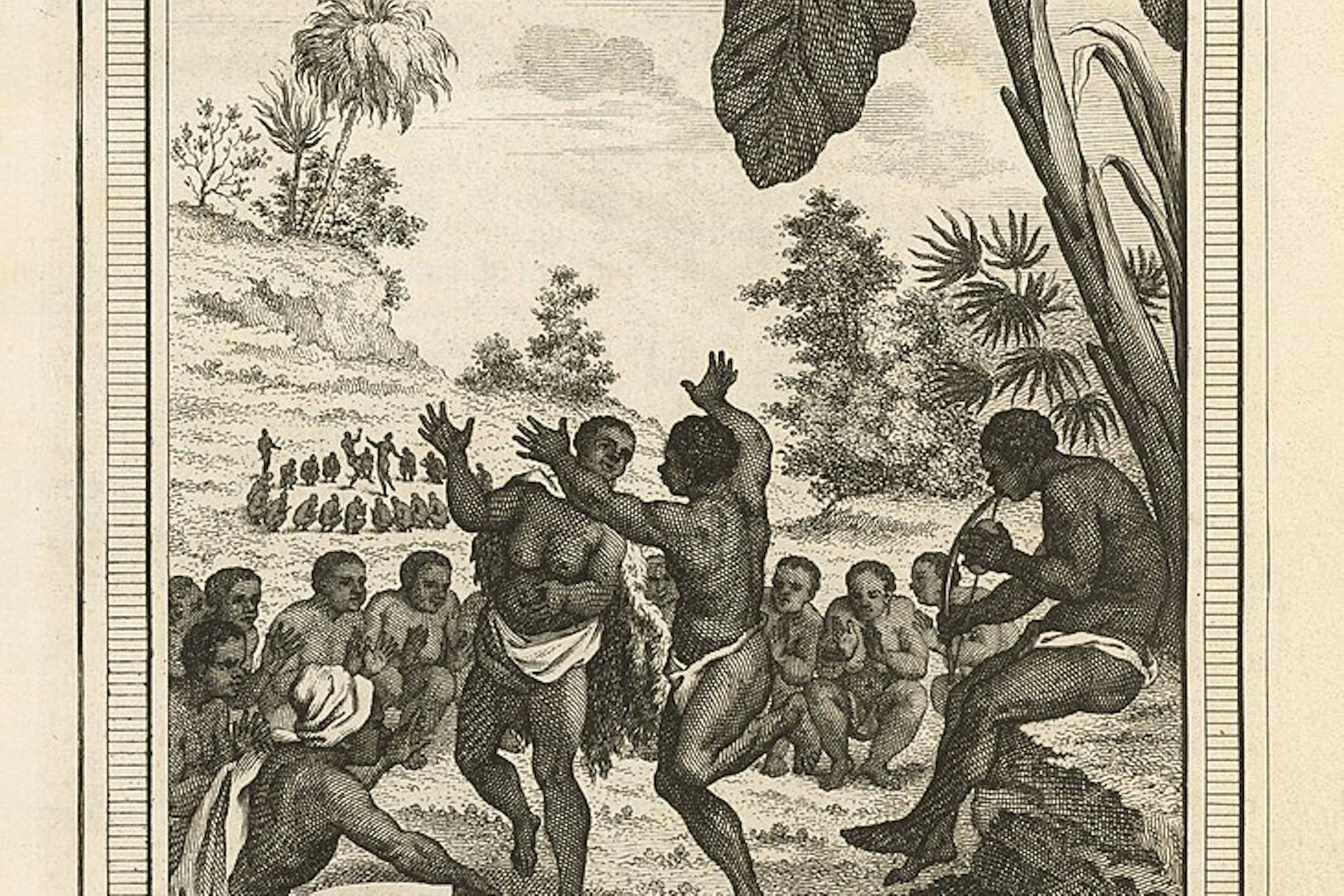 Dancing and Music of the Khoikhoi, by Abbé Prévost,(1747).