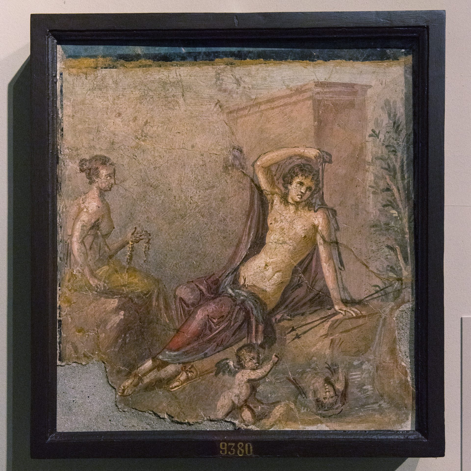 Fresco showing Echo and Narcissus