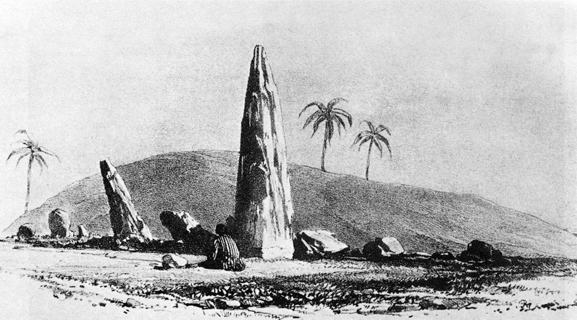 Drawing of the Msoura stone circle