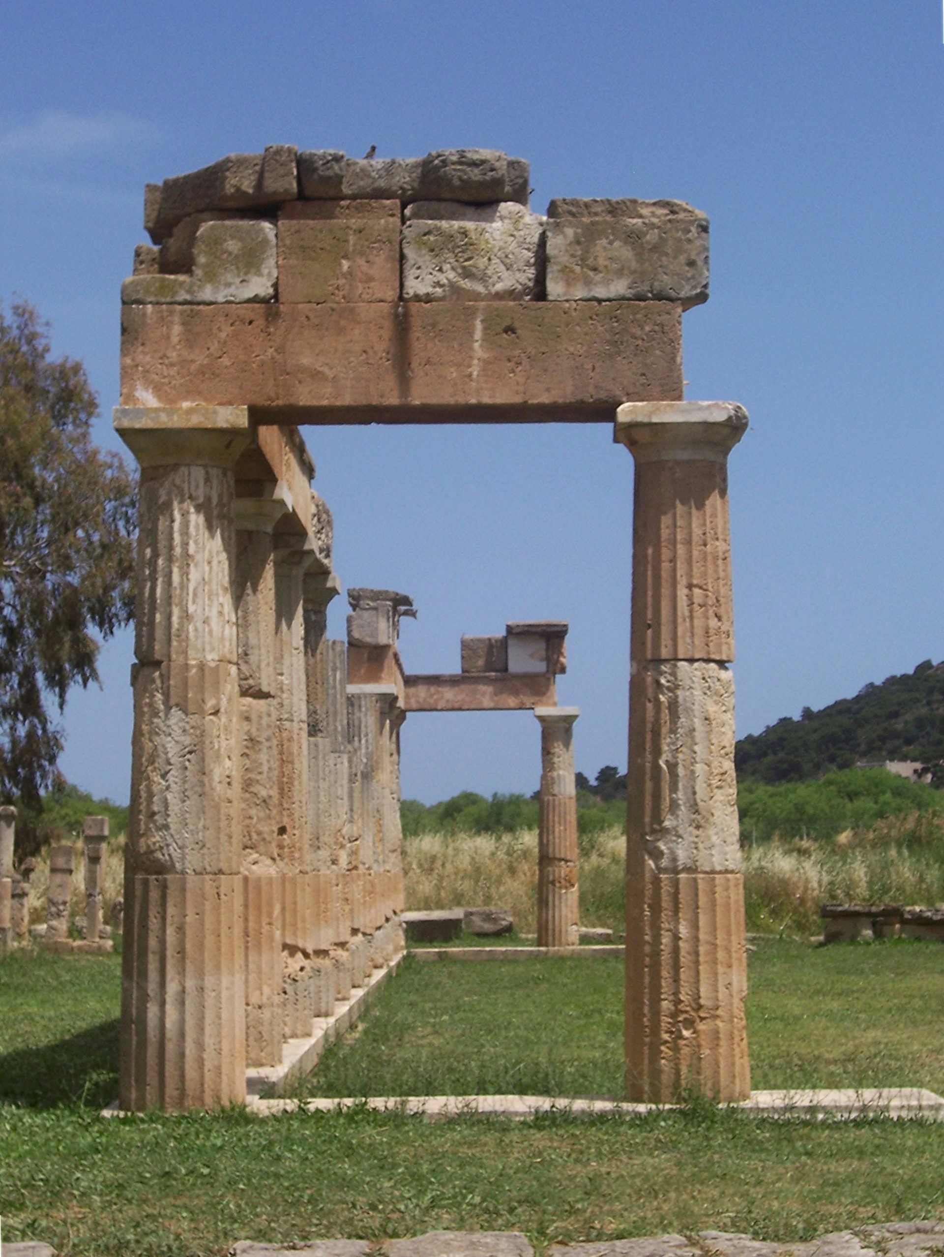 The earliest temple of Artemis at Brauron