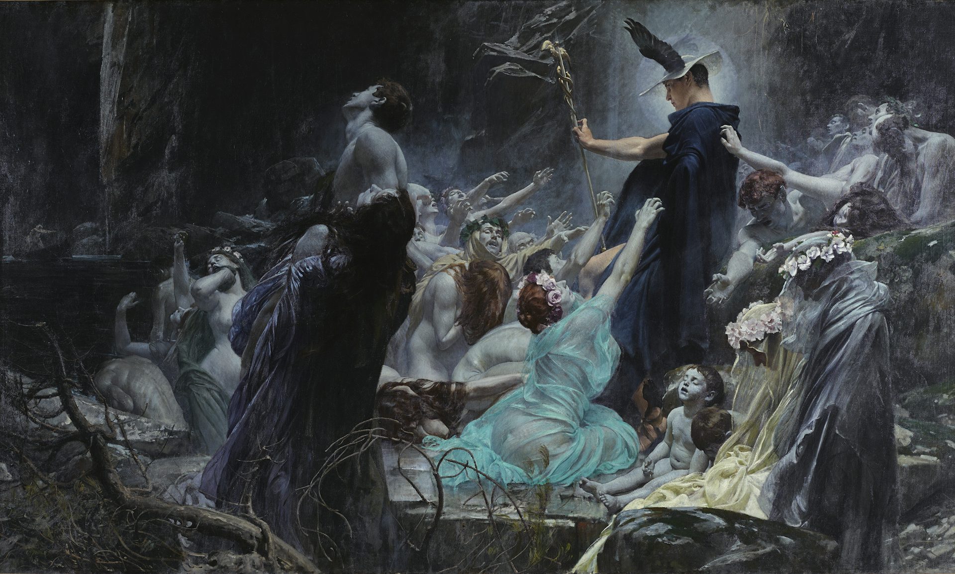 Souls on the Banks of the Acheron by Adolf Hirémy-Hirschl