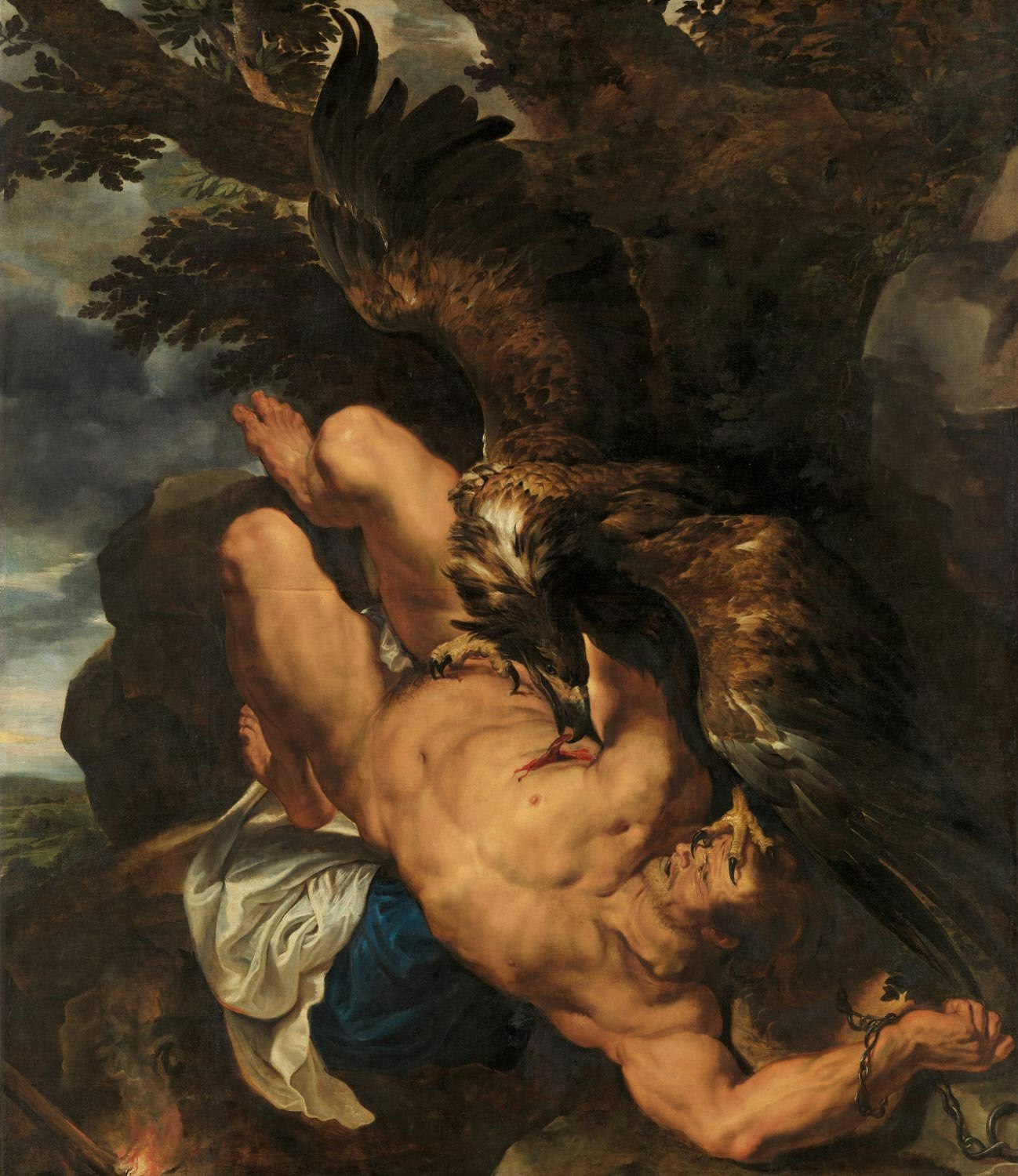 Prometheus Bound painting by Peter Paul Rubens, 1618
