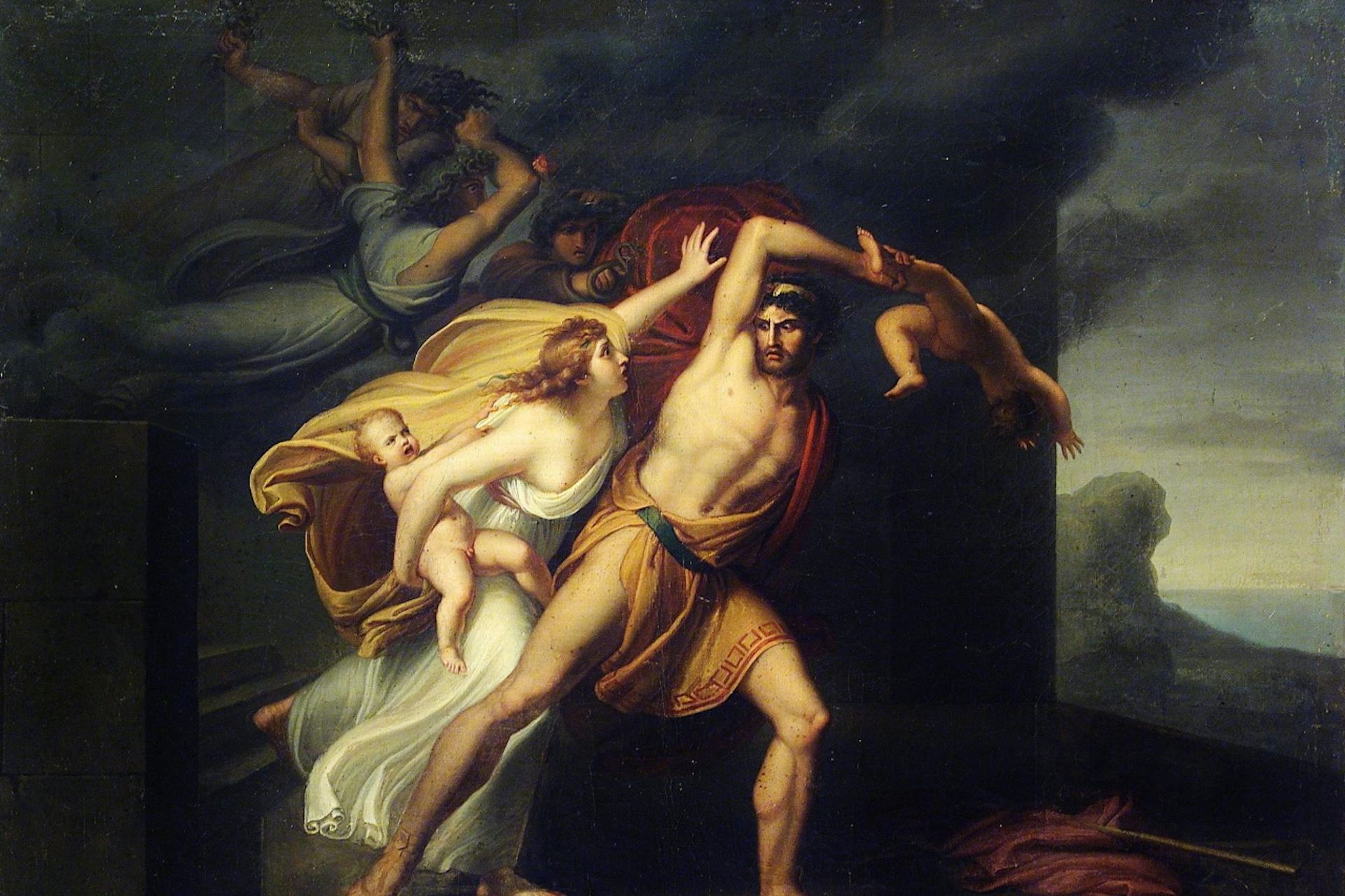Athamas Possessed by the Fury by Arcangelo Migliarini