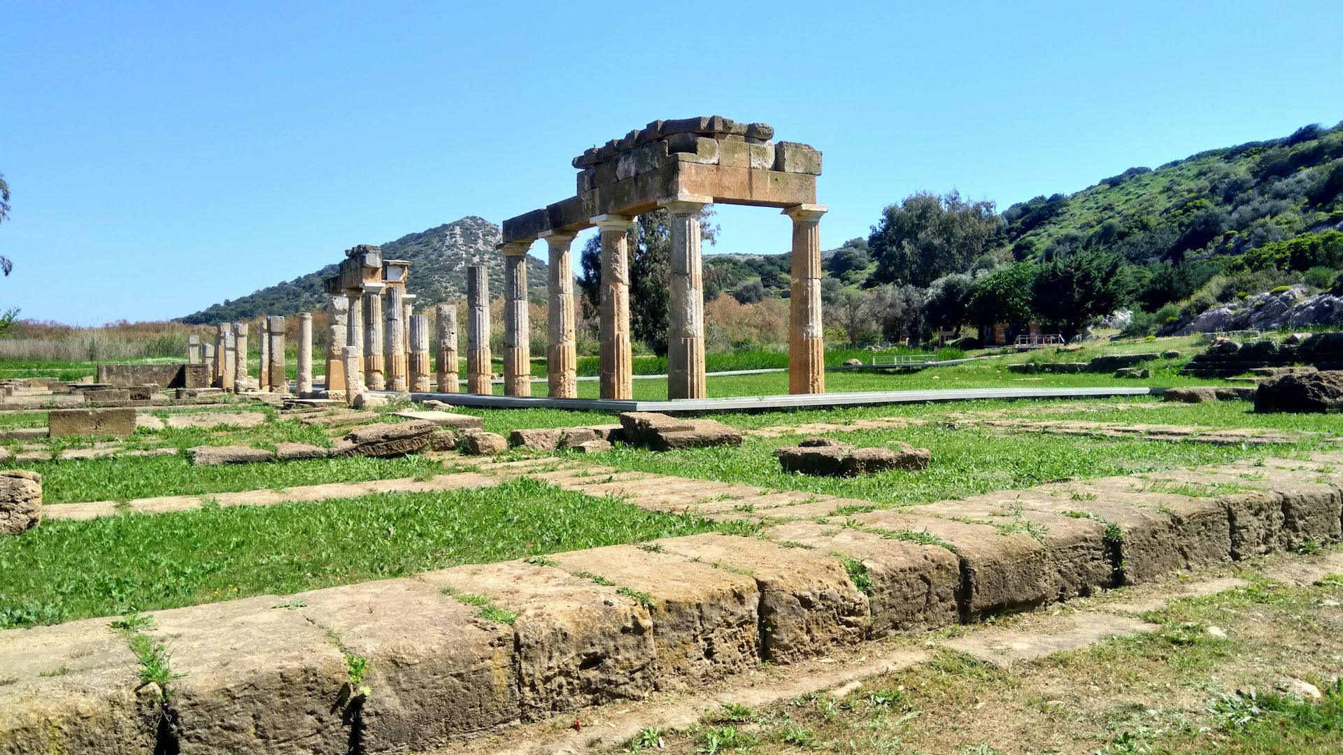 Remains of the Temple of Artemis at Brauron