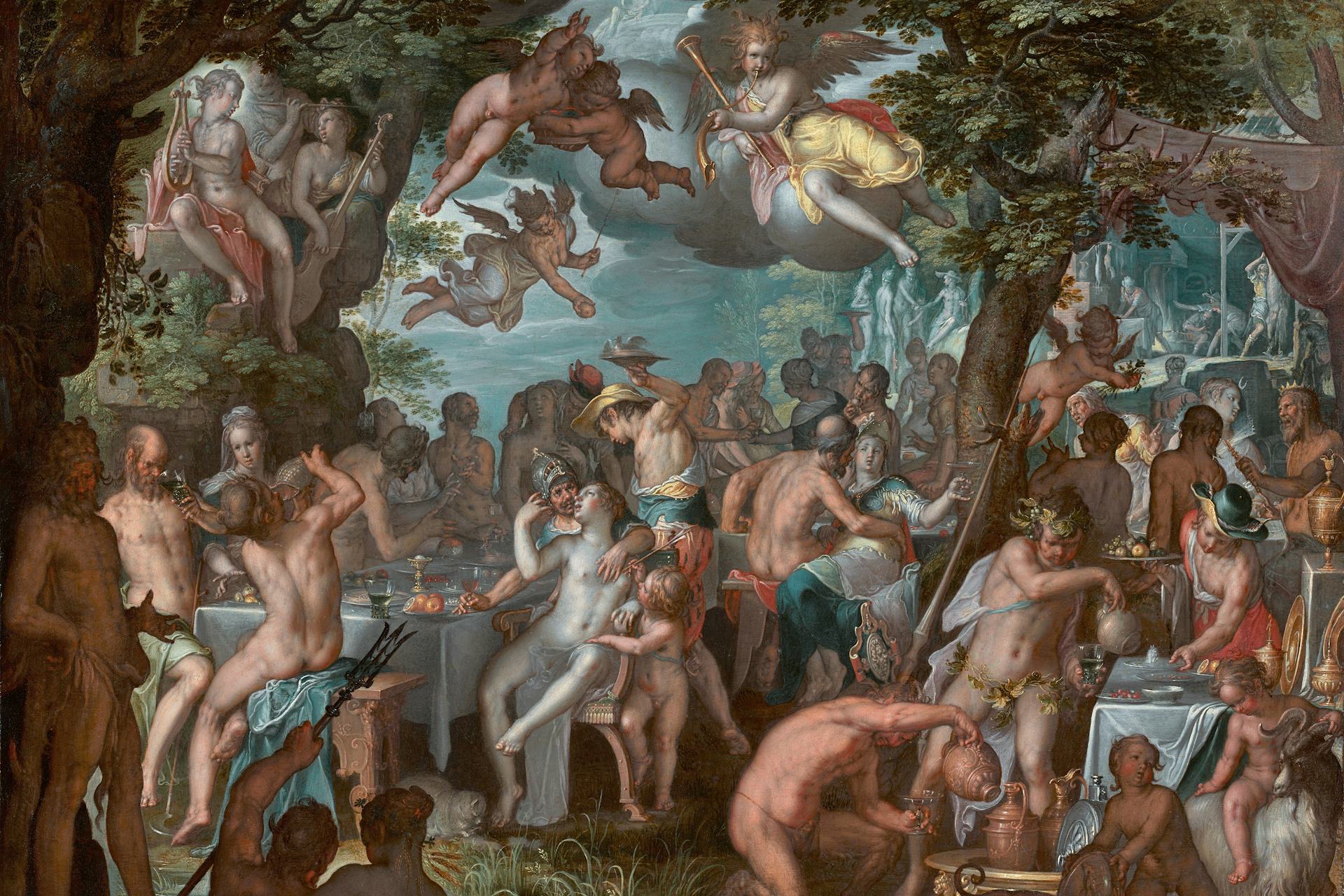 The Wedding of Peleus and Thetis by Joachim Wtewael