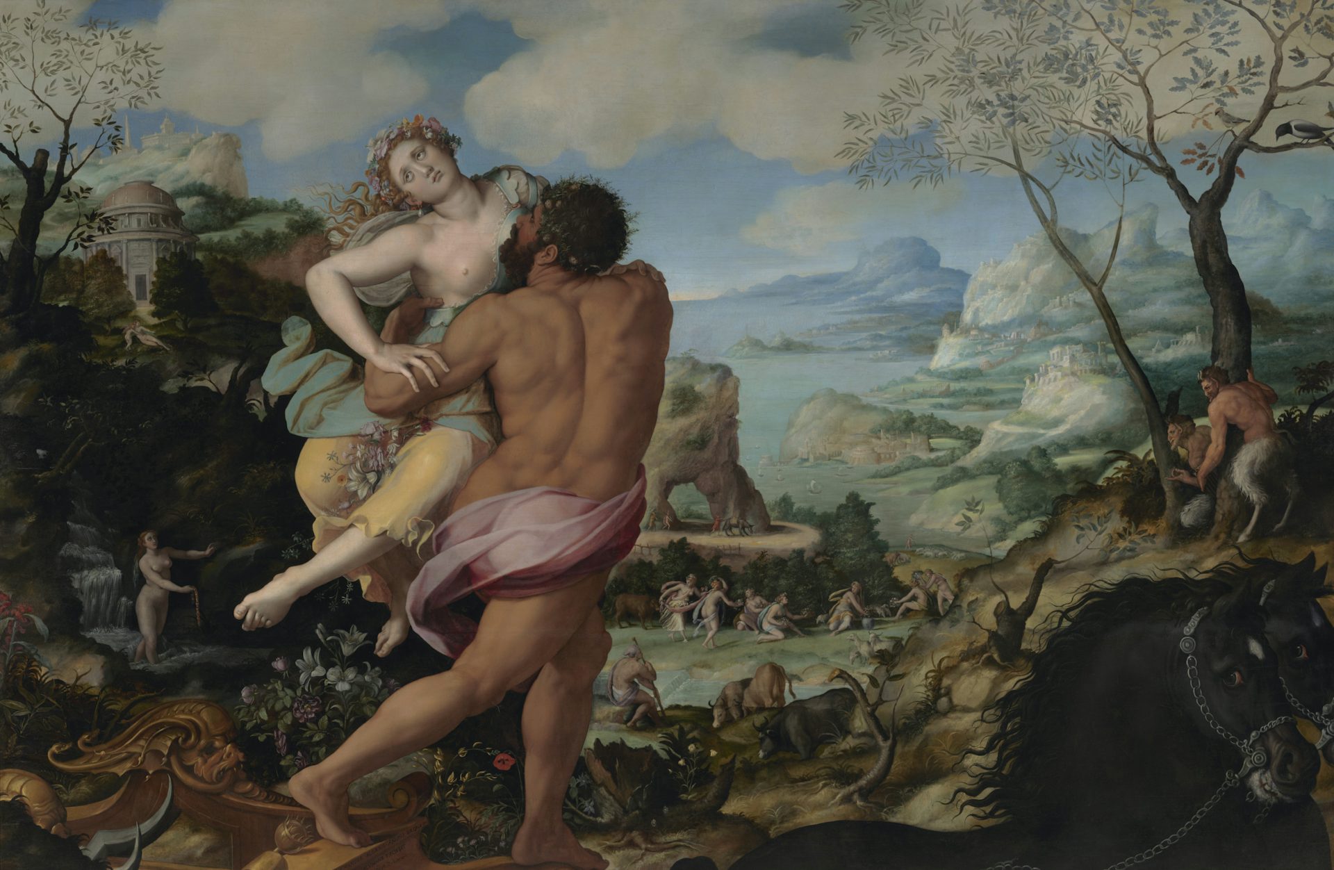 The Abduction of Proserpine Alessandro Allori 1570 Getty Museum