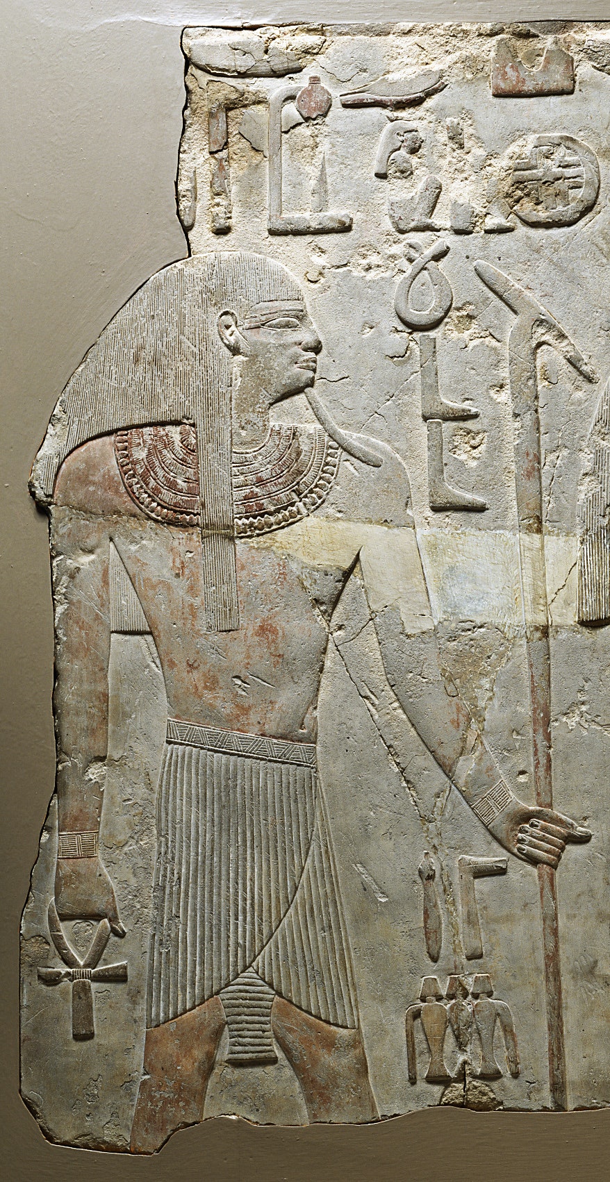 Relief fragment with Geb