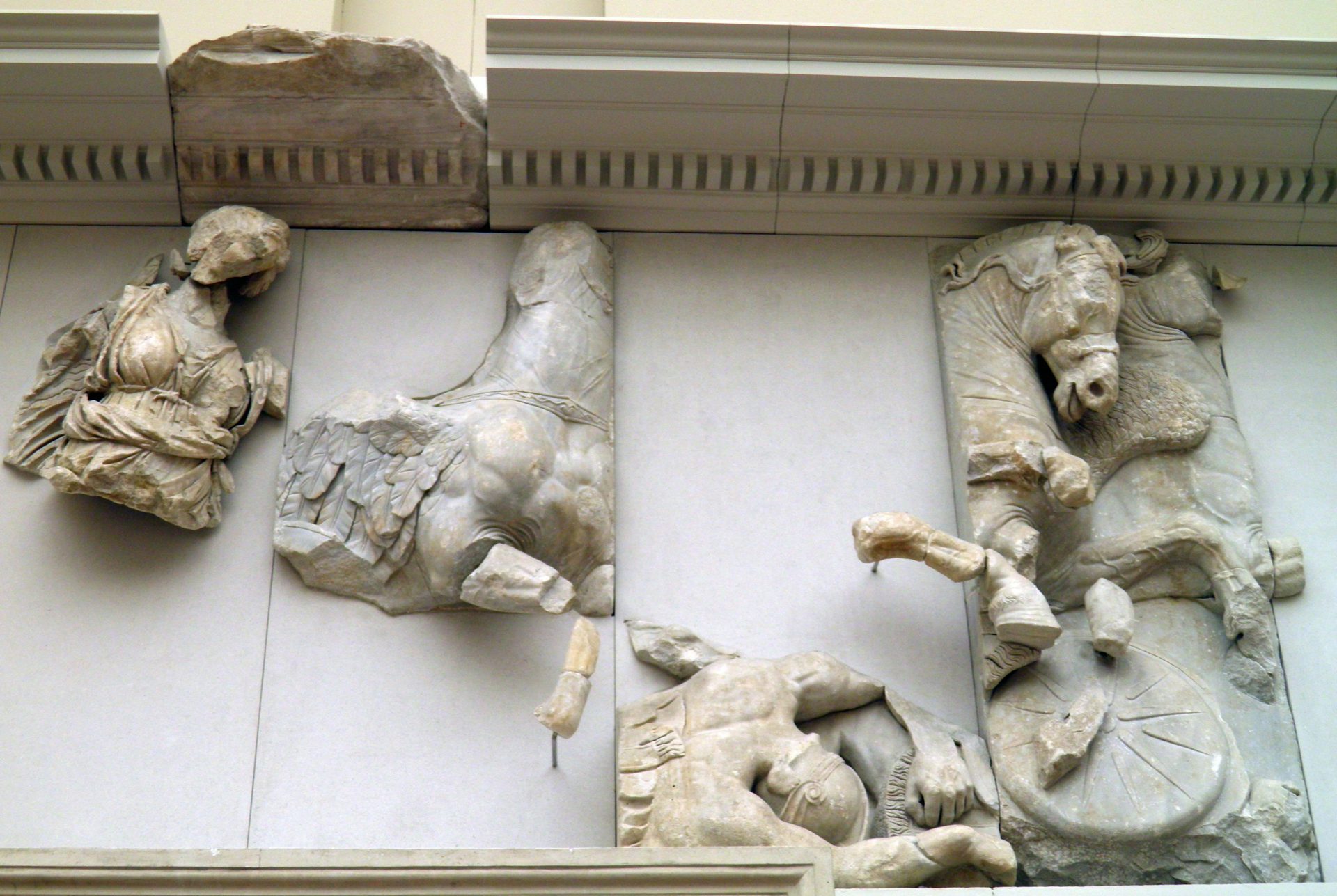 Hera fighting the Giants on the east frieze of the Pergamum Altar