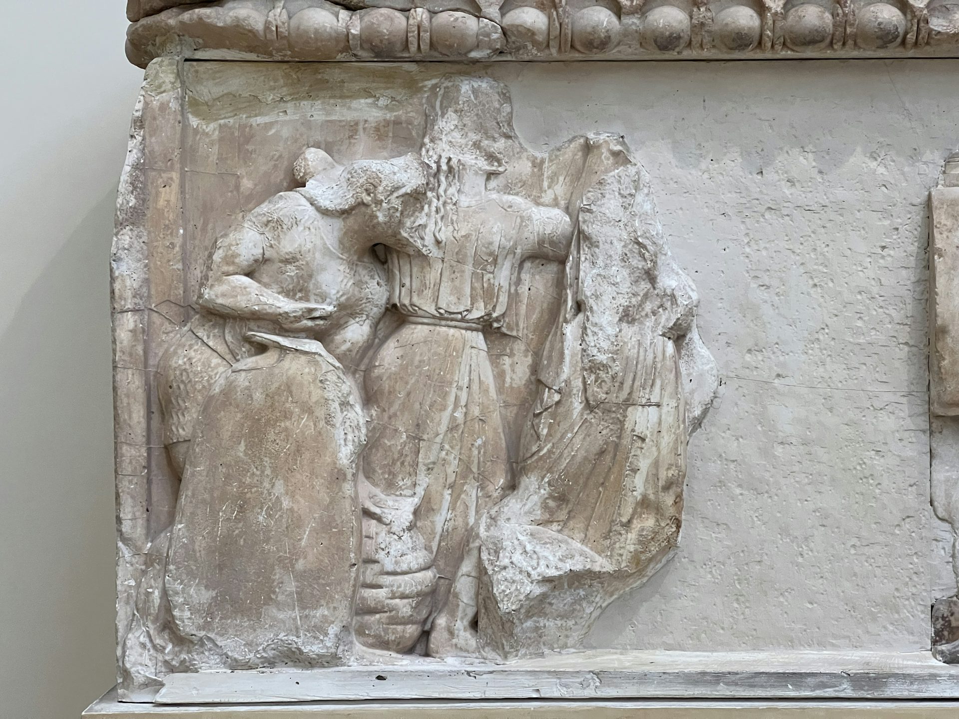 Possible representation of Hestia on the Siphnian Treasury