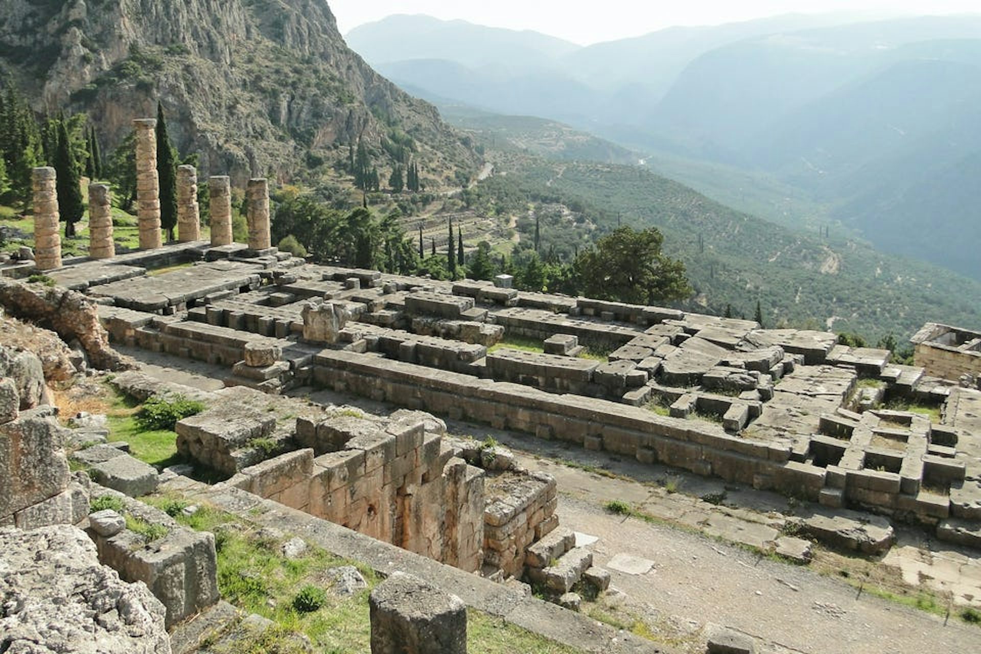 Temple of Apollo at Delphi Greece Bernard Gagnon