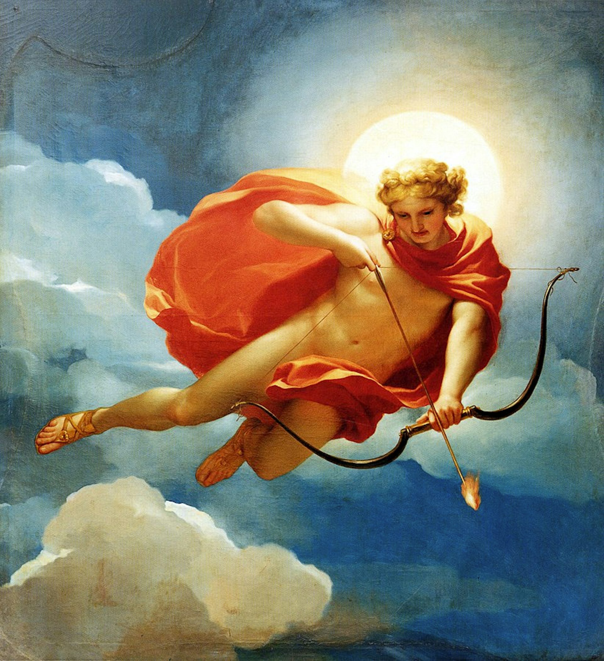 Helios as Personification of Midday by Anton Raphael Megs (1765). 