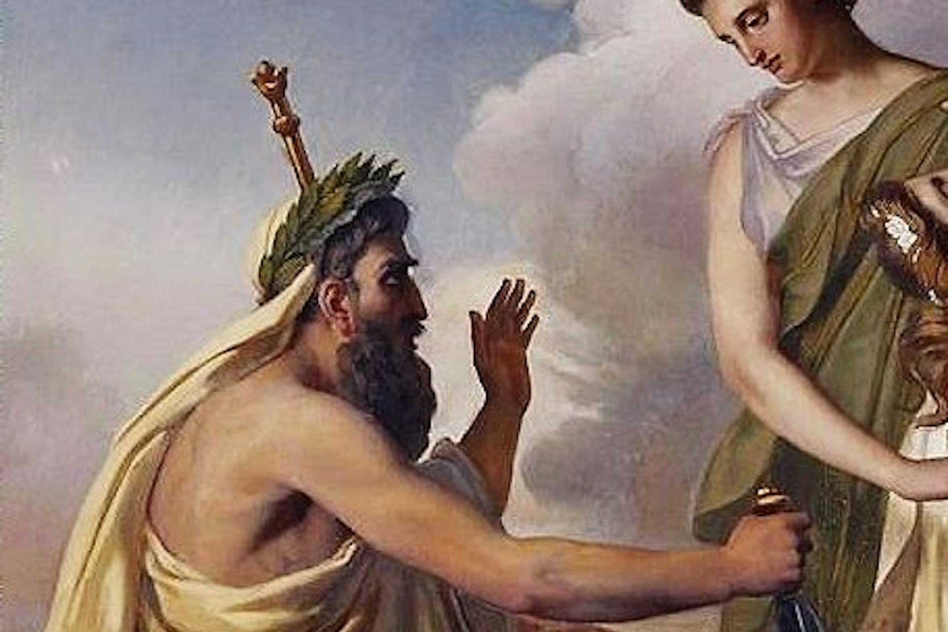 Detail from The Sacrifice of Iphigenia by Abel de Pujol