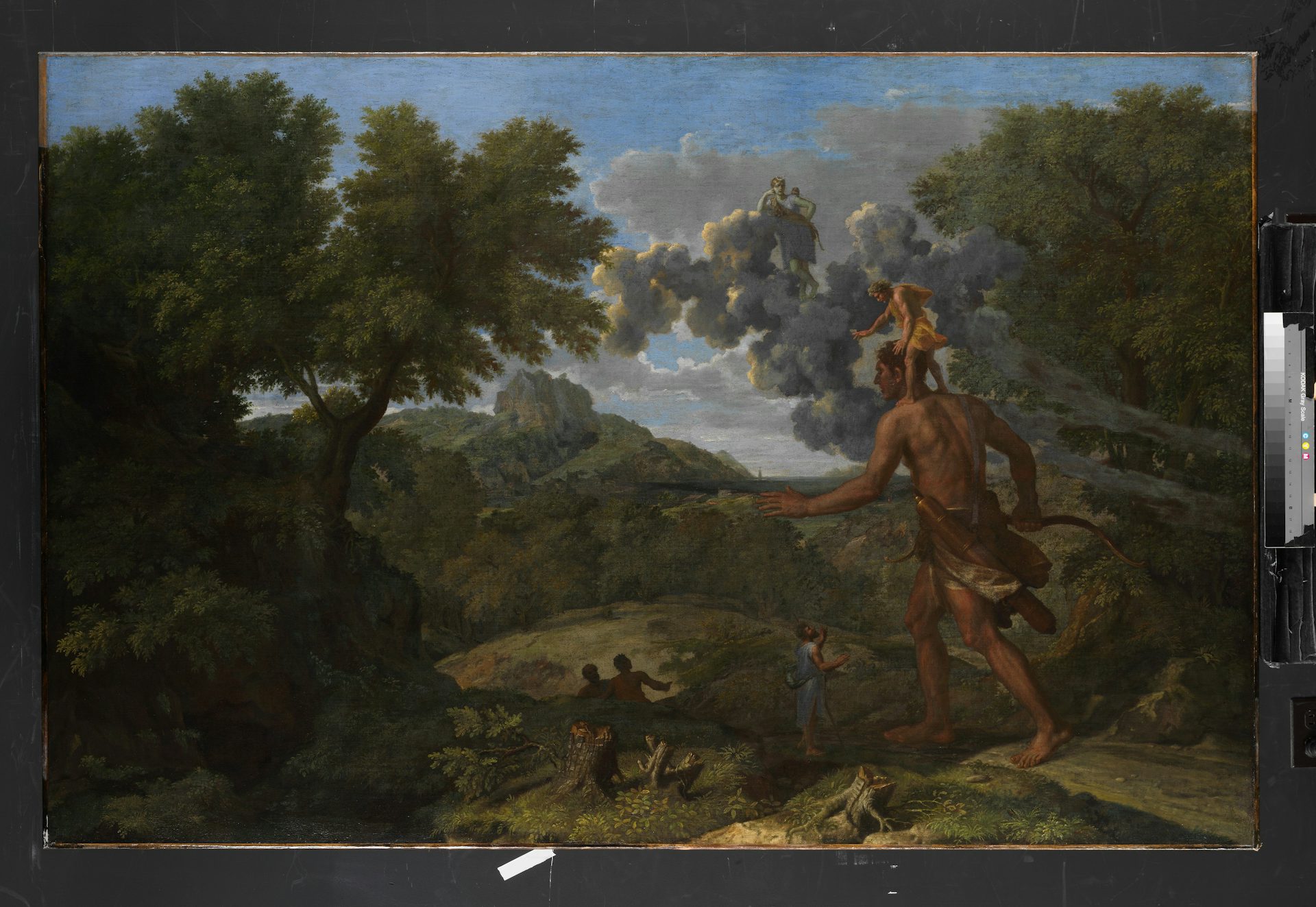 Blind Orion Searching for the Rising Sun by Nicolas Poussin