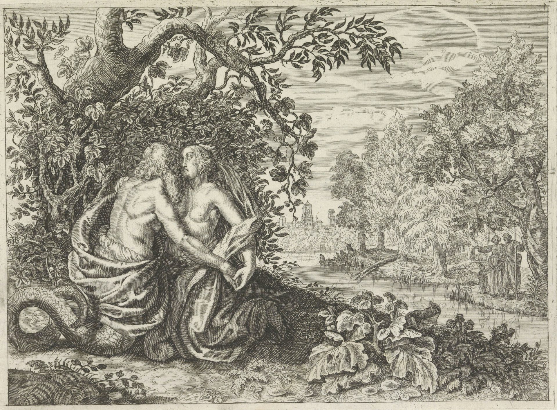 Harmonia and Cadmus by Crispijn Van de Passe the Younger