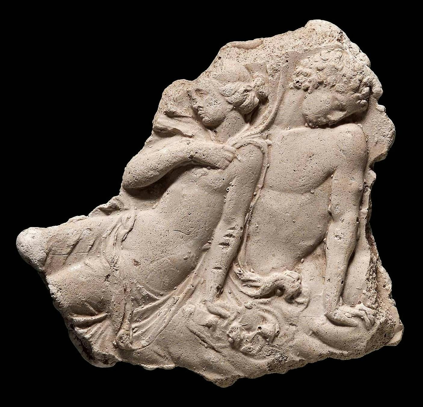 Fragment of a Relief with Aphrodite and Adonis 3rd_2nd Century BCE MFA Boston