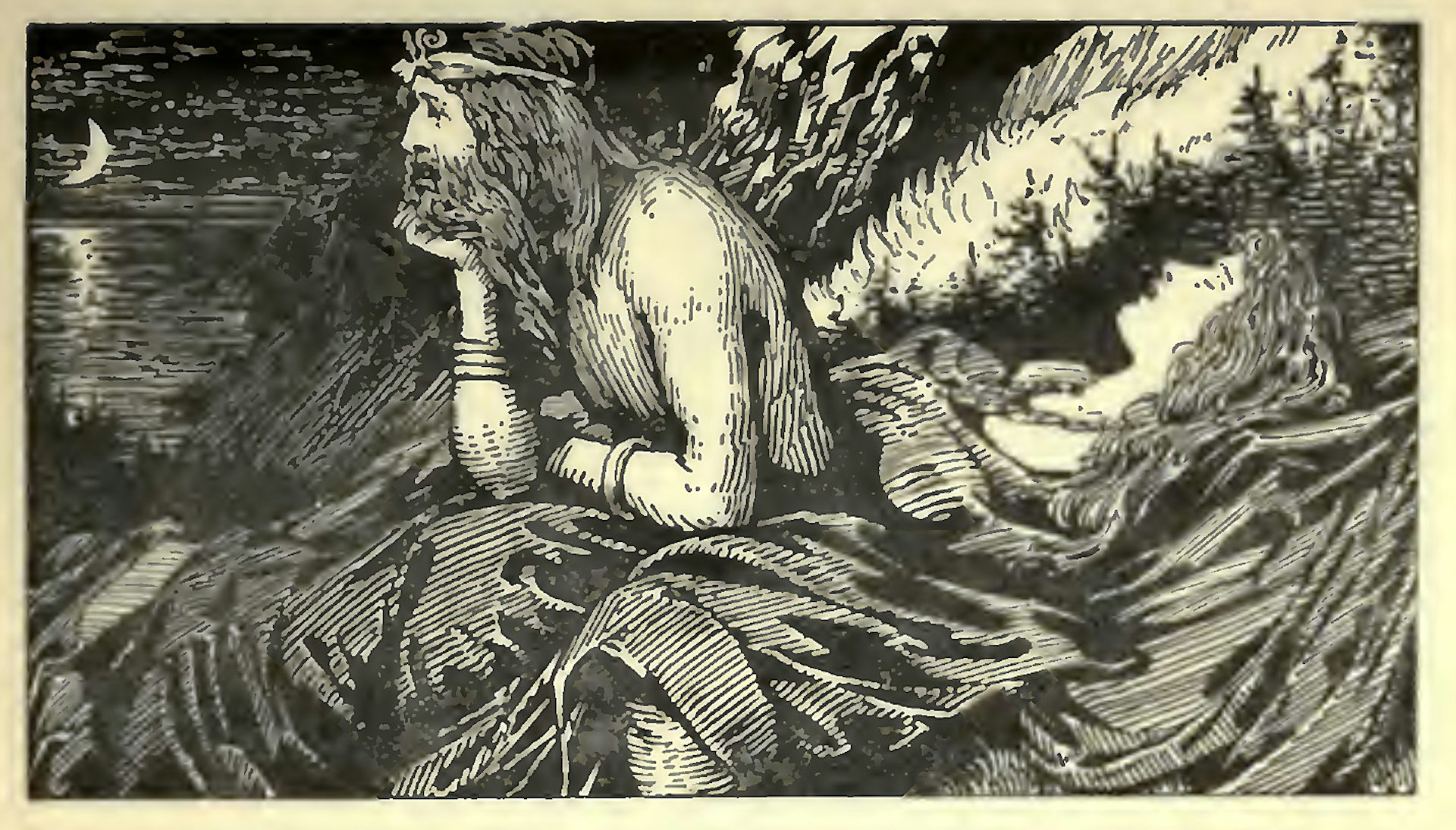 Njord’s Desire of the Sea illustration (1908)