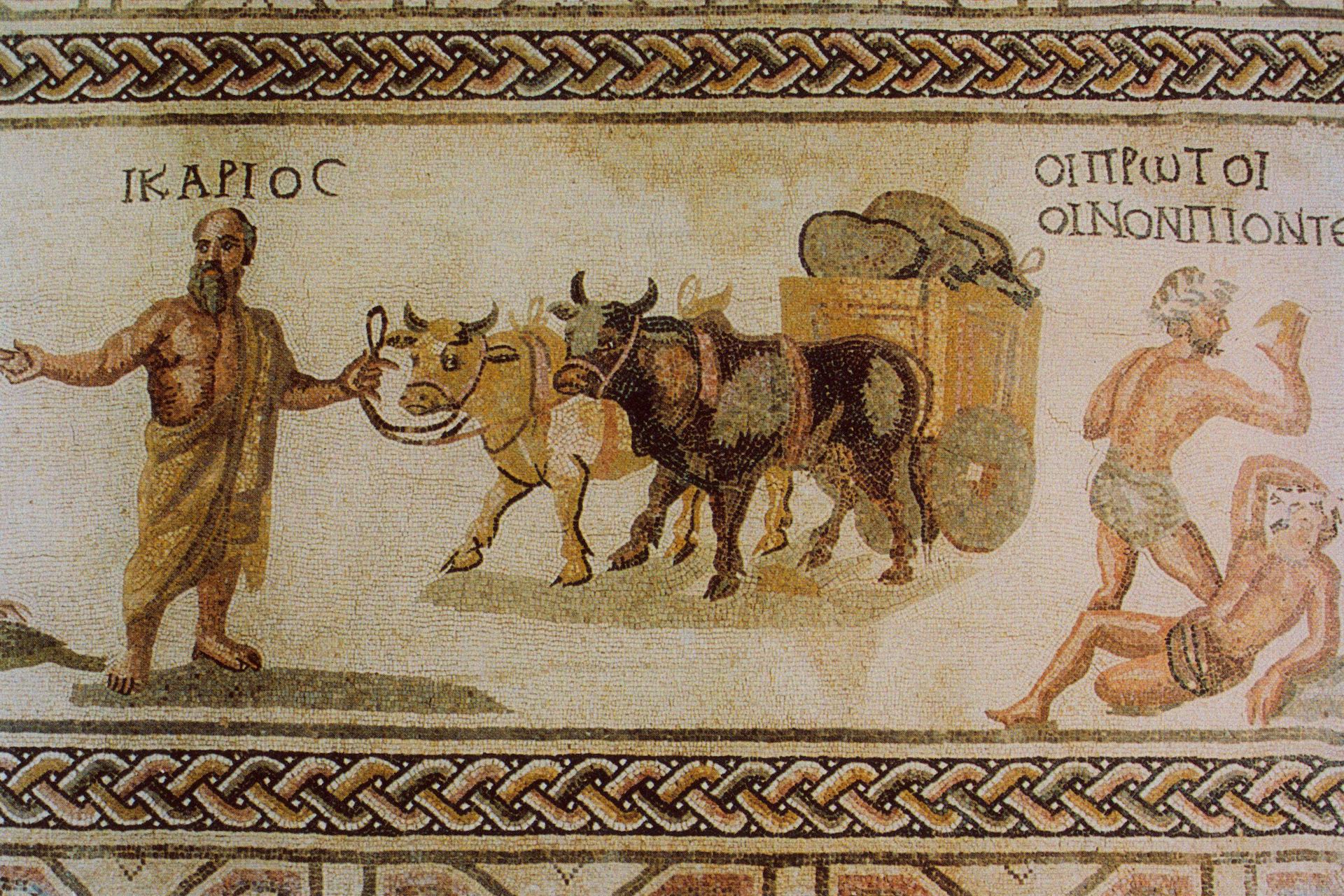 Mosaic of Icarius
