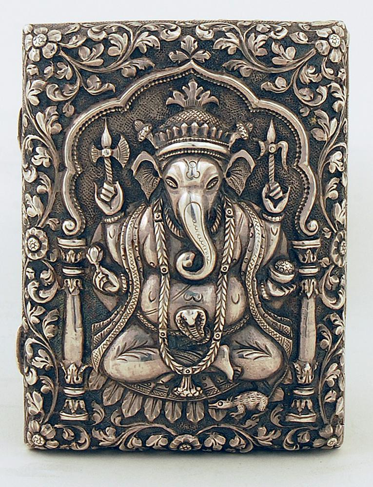 Ganesha calling card case, ca 1880.