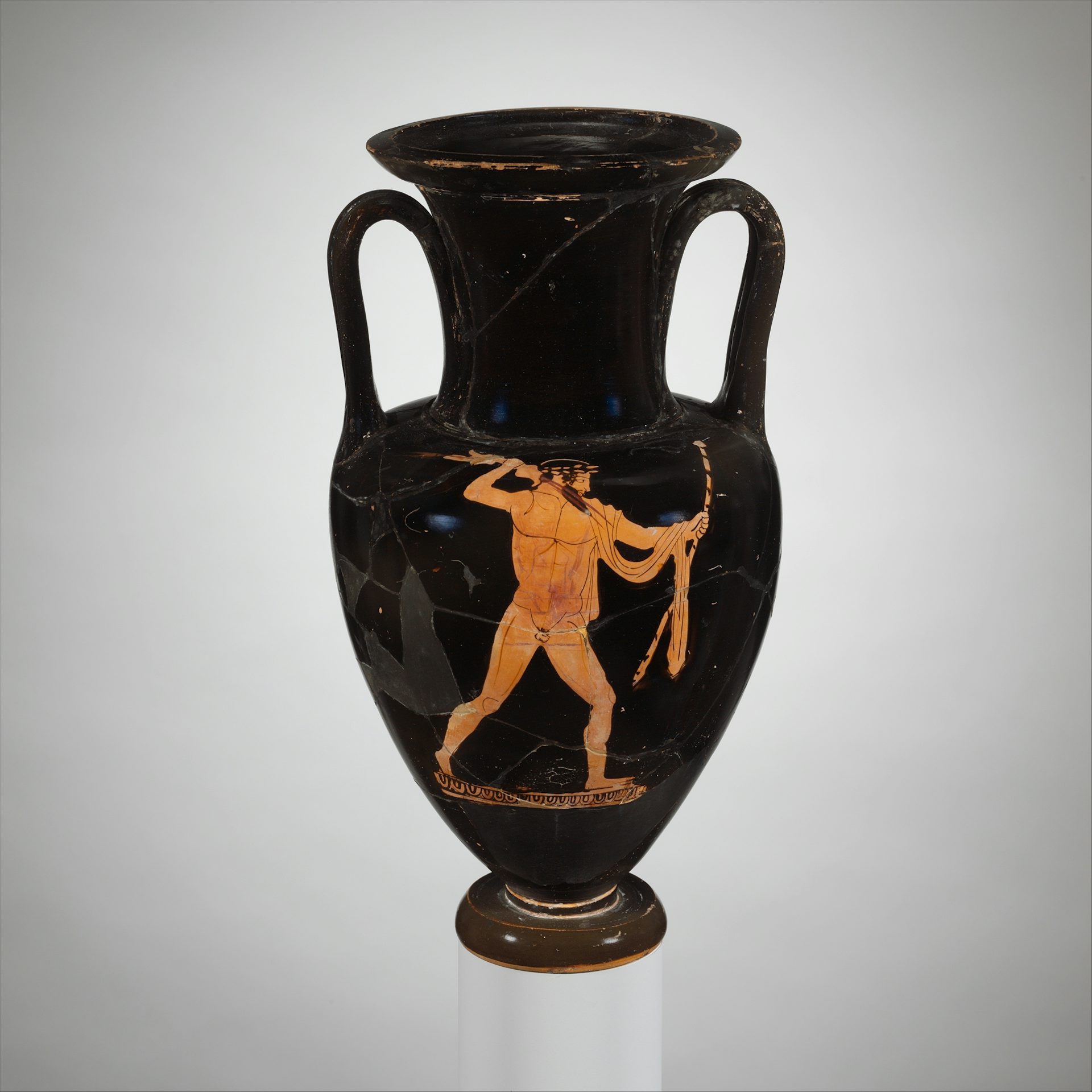 Vase painting of Zeus