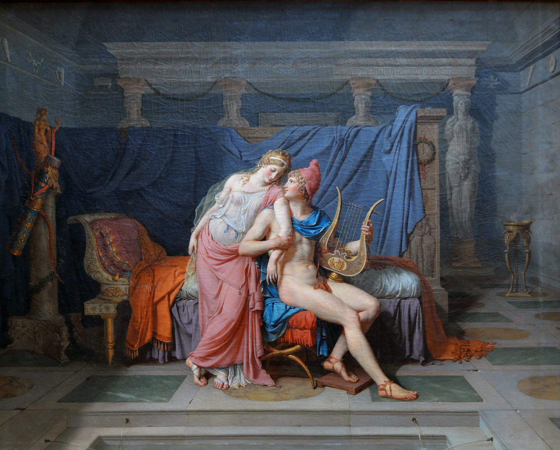 Paris and Helen by Jacques-Louis David