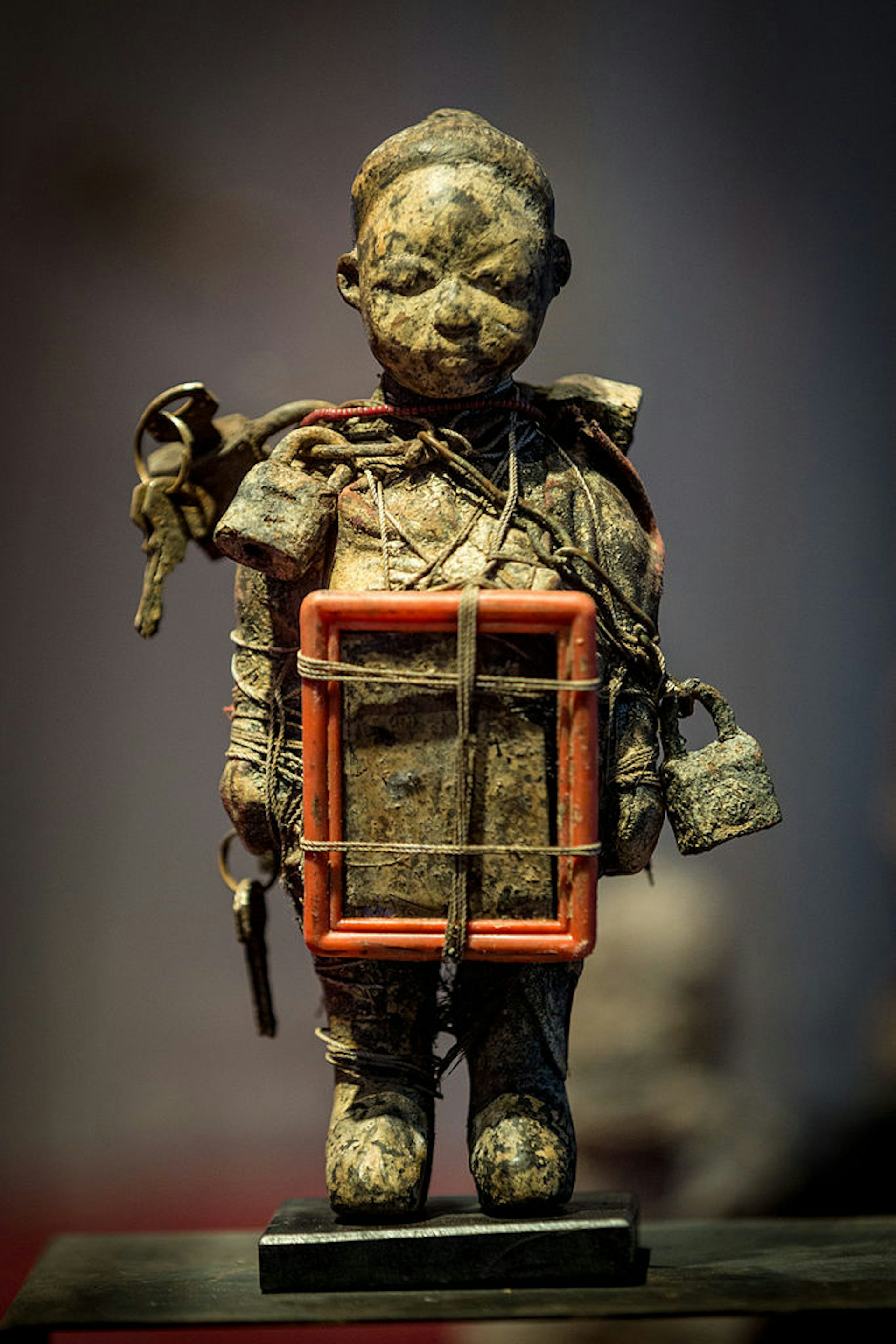 An Ewe Wutuji bochio statuette, photographed by Claude TRUONG-NGOC, (2014).