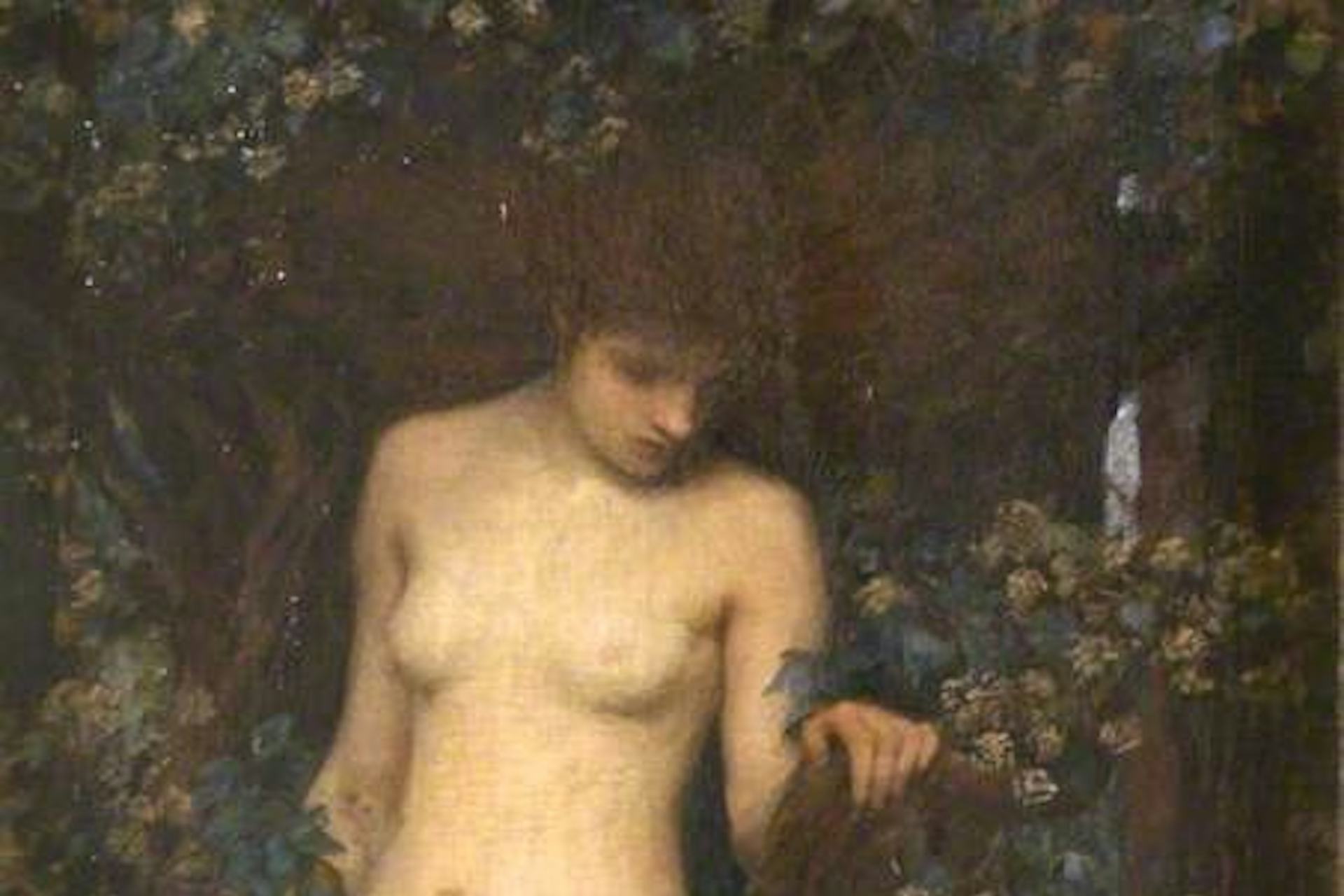 Hamadryad (detail) by John William Waterhouse
