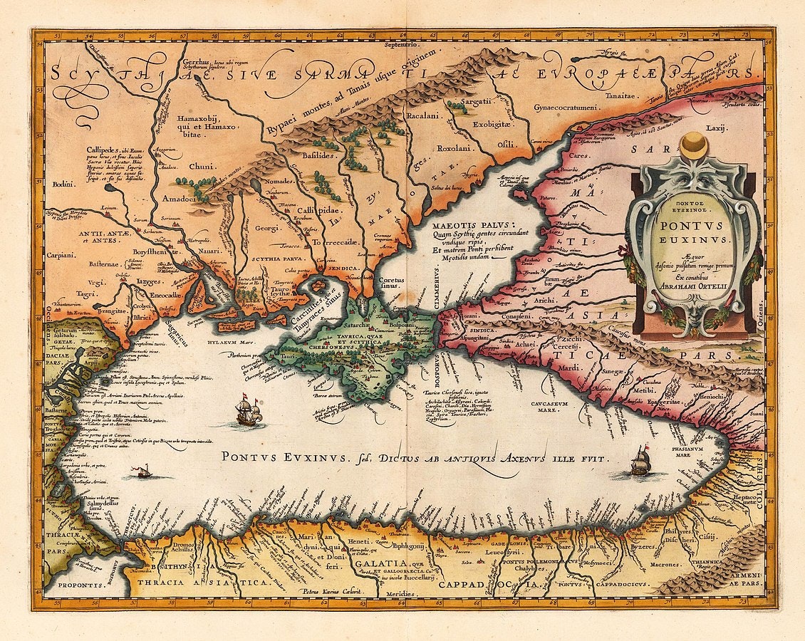 Ortelius-Map of the Black Sea.1590