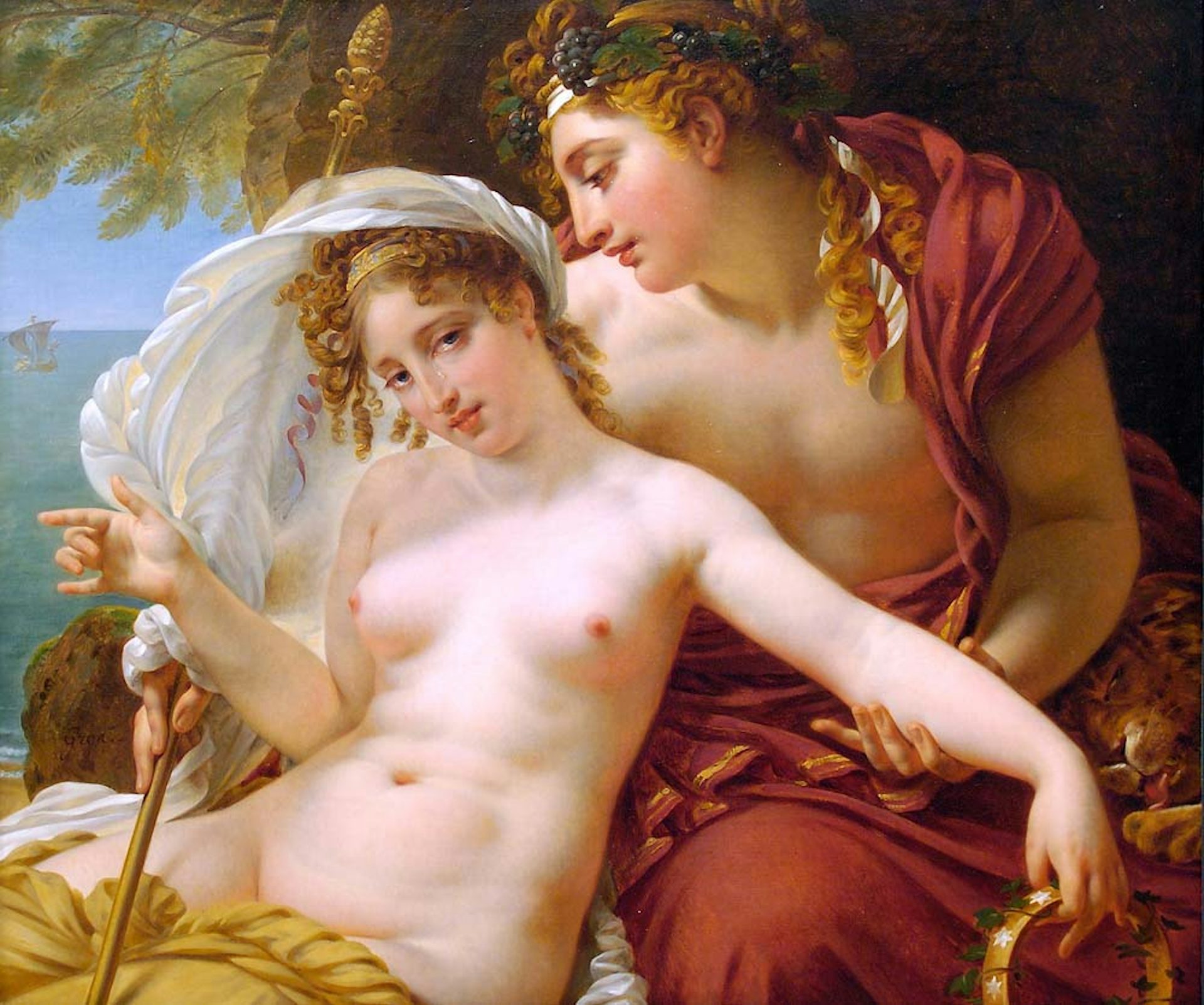 Antoine-Jean Gros - Bacchus and Ariadne