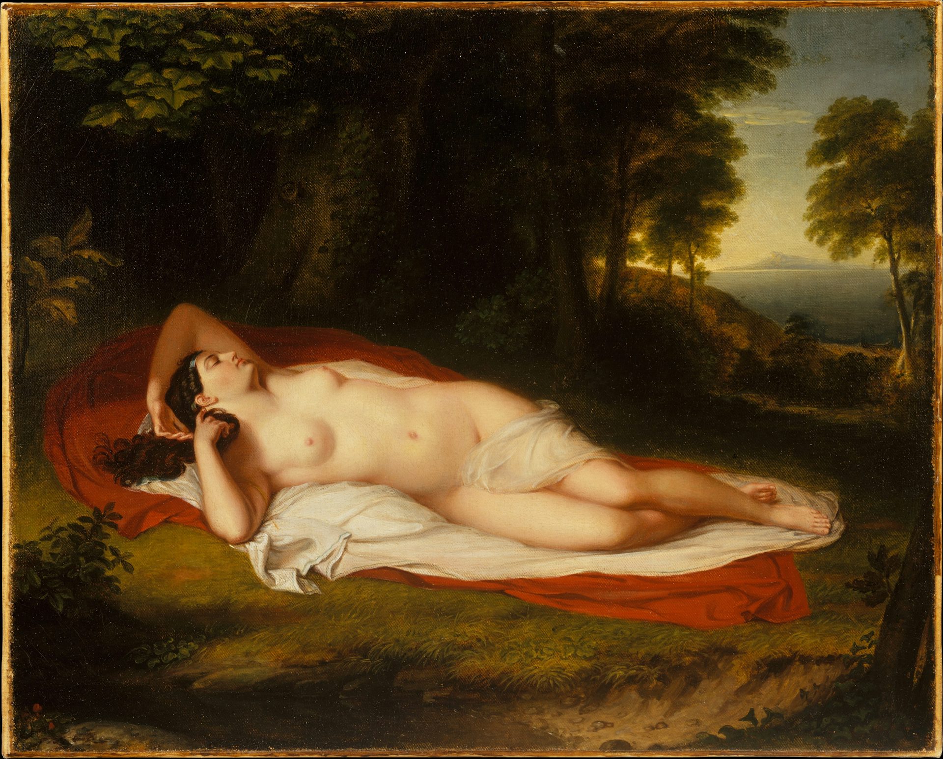 Ariadne by Asher Brown Durand, after John Vanderlyn
