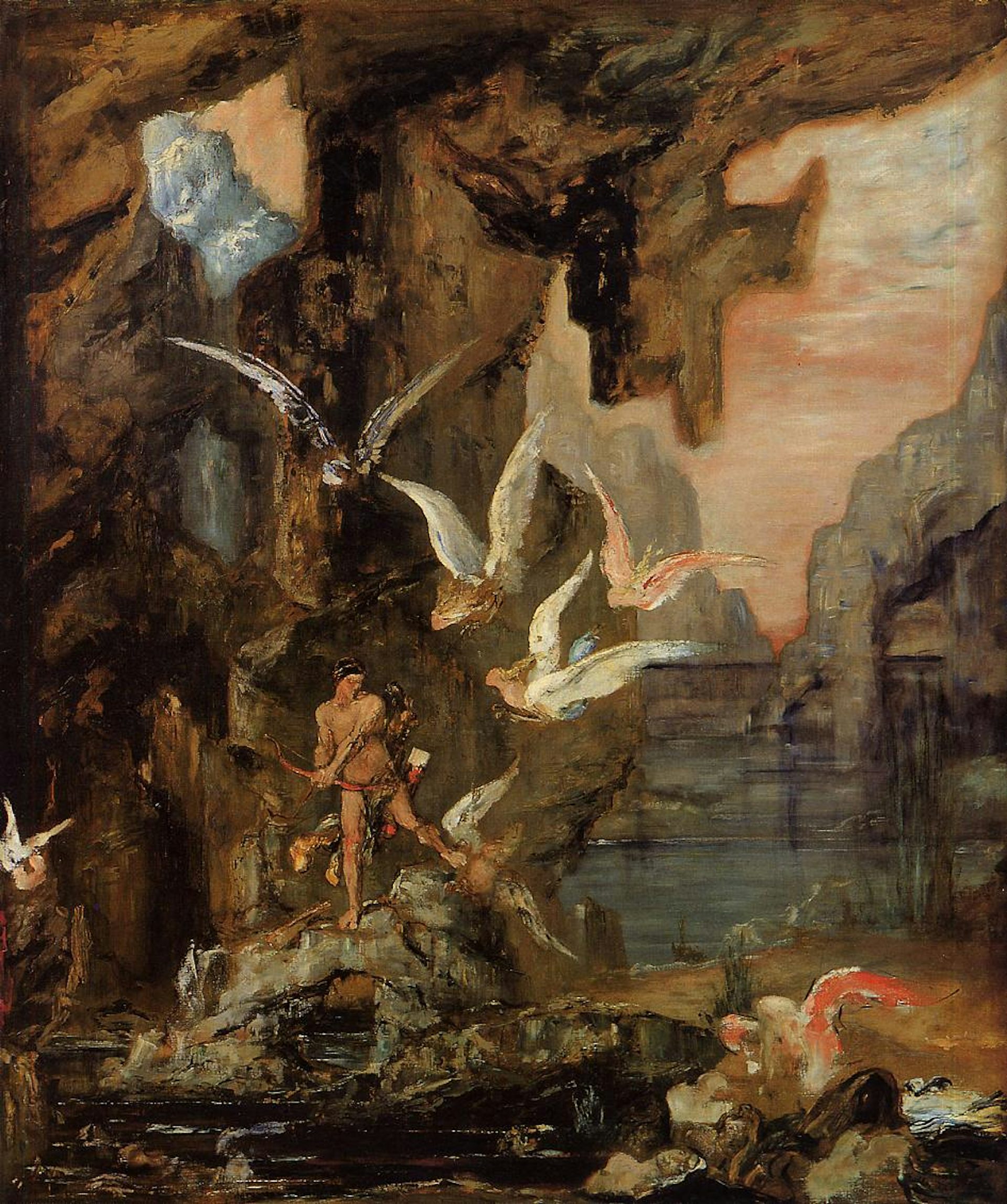 Hercules at Lake Stymphalus by Gustave Moreau