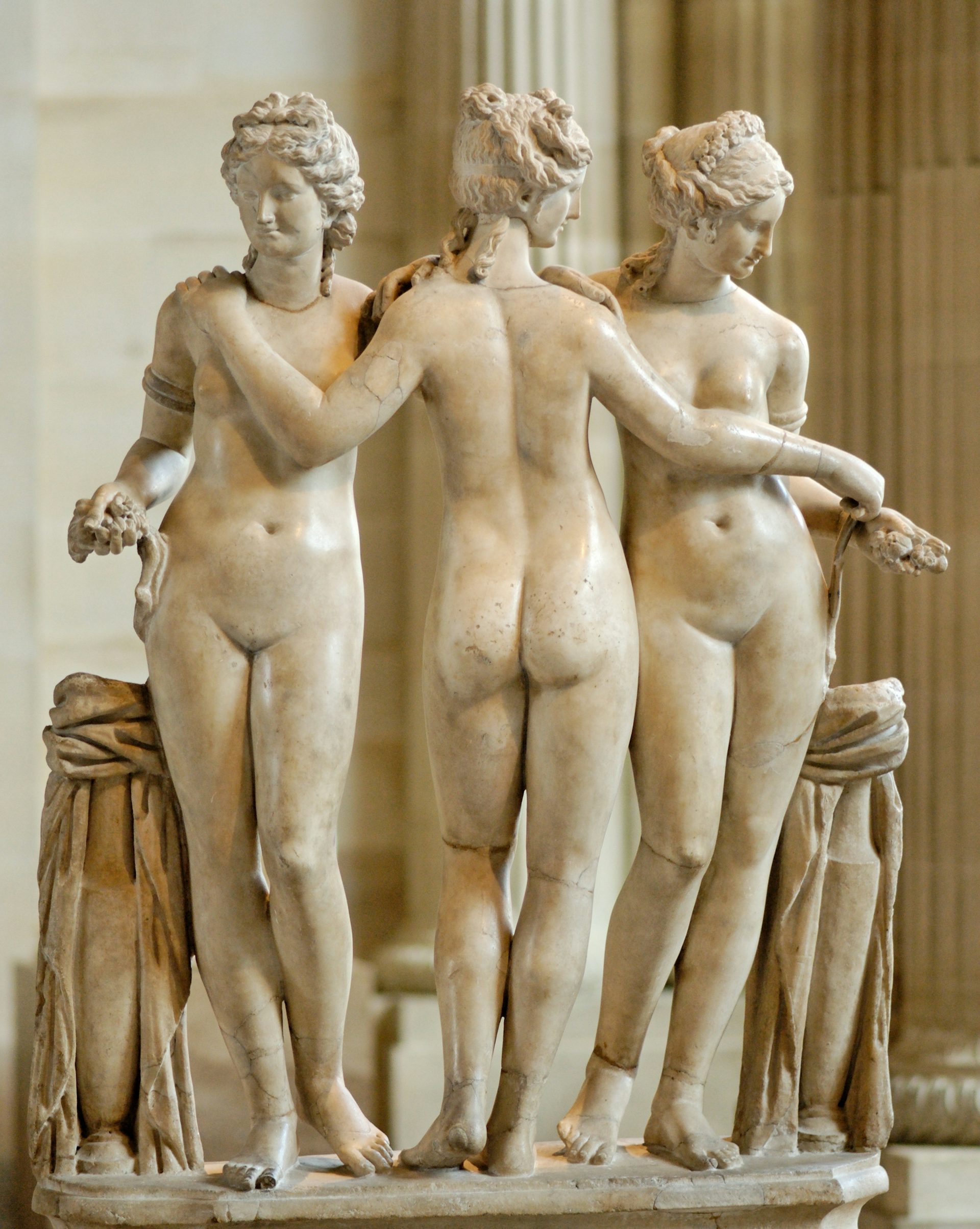 Roman Imperial statue of the three Graces