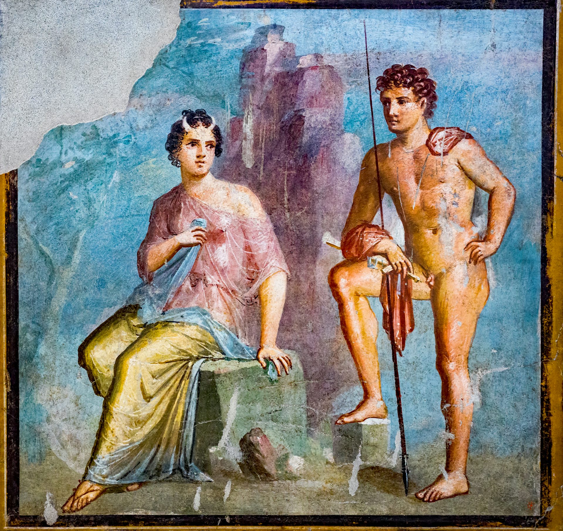 Argus Io wall painting House of Meleager First Century CE