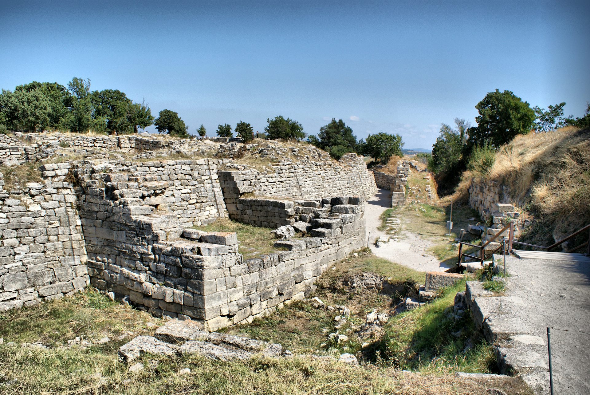 The ruins of ancient Troy