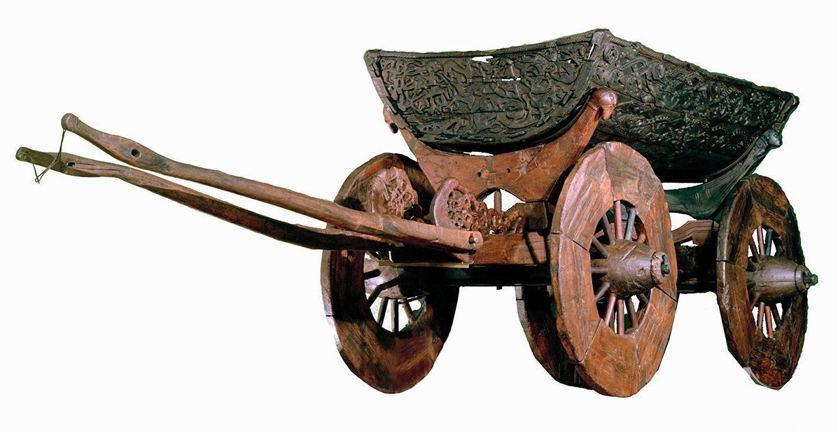 Osberg Cart, wooden Viking cart (ca. 800 CE)