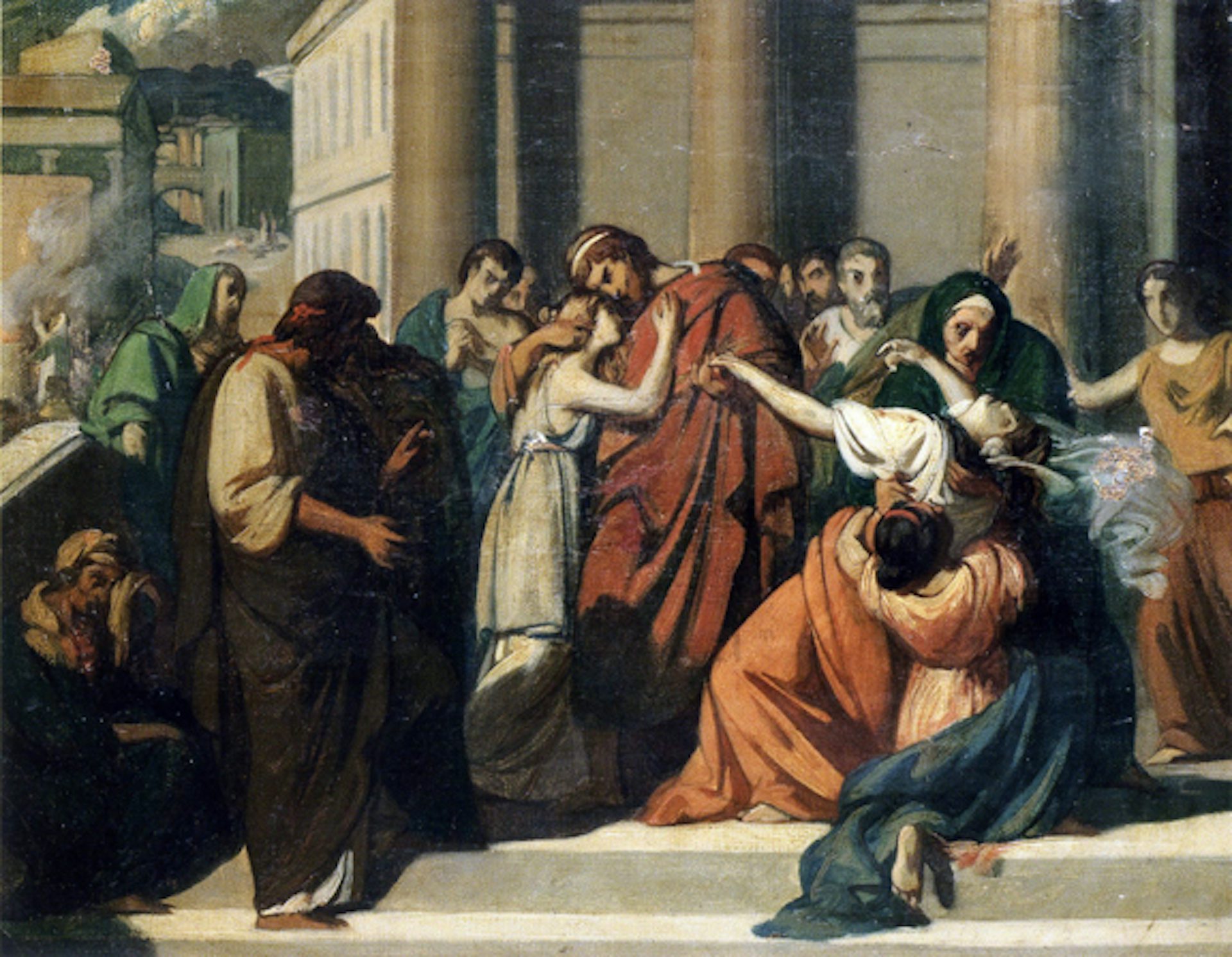 Oedipus Separating from Jocasta by Alexandre Cabanel