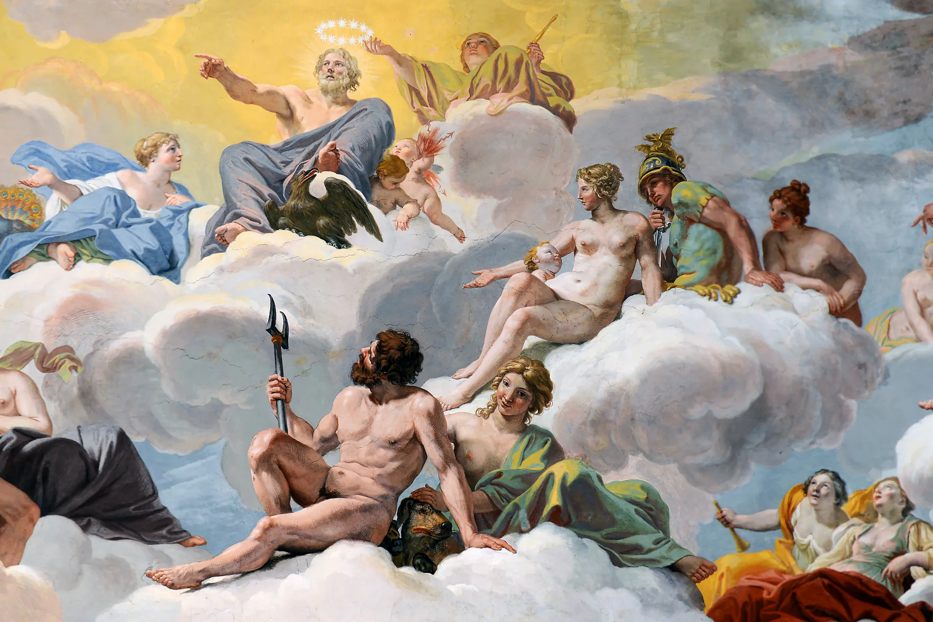 The Council of the Gods by Giovanni Lanfranco