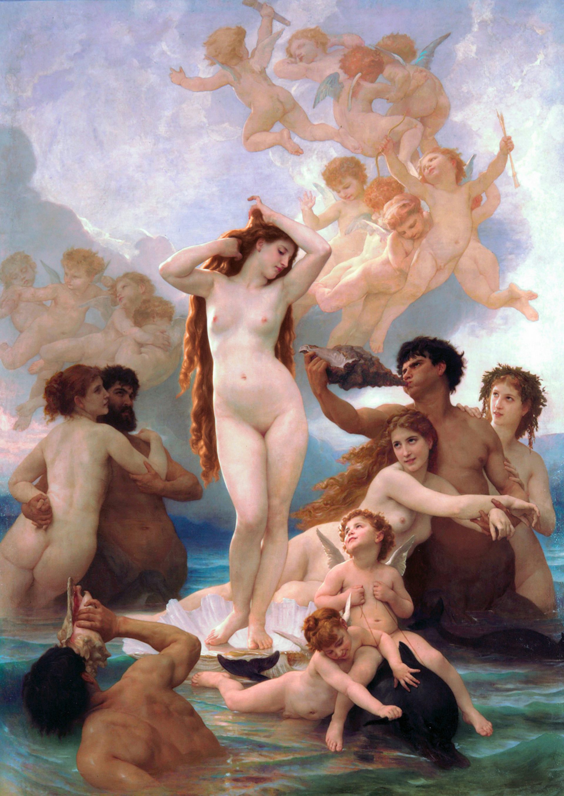 The Birth of Venus by William-Adolphe Bouguereau