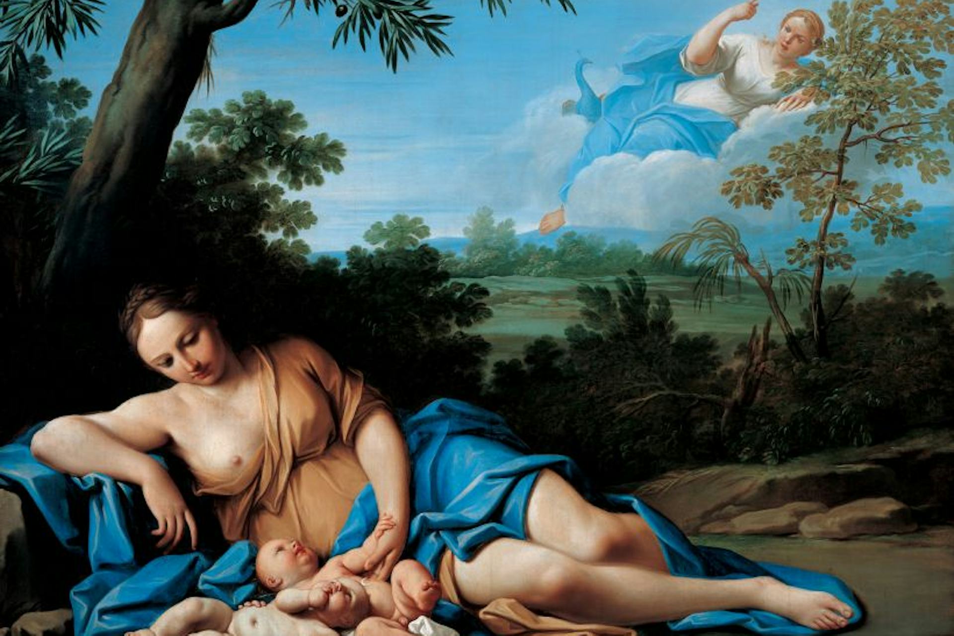 The Birth of Apollo and Diana by Marcantonio Franceschini