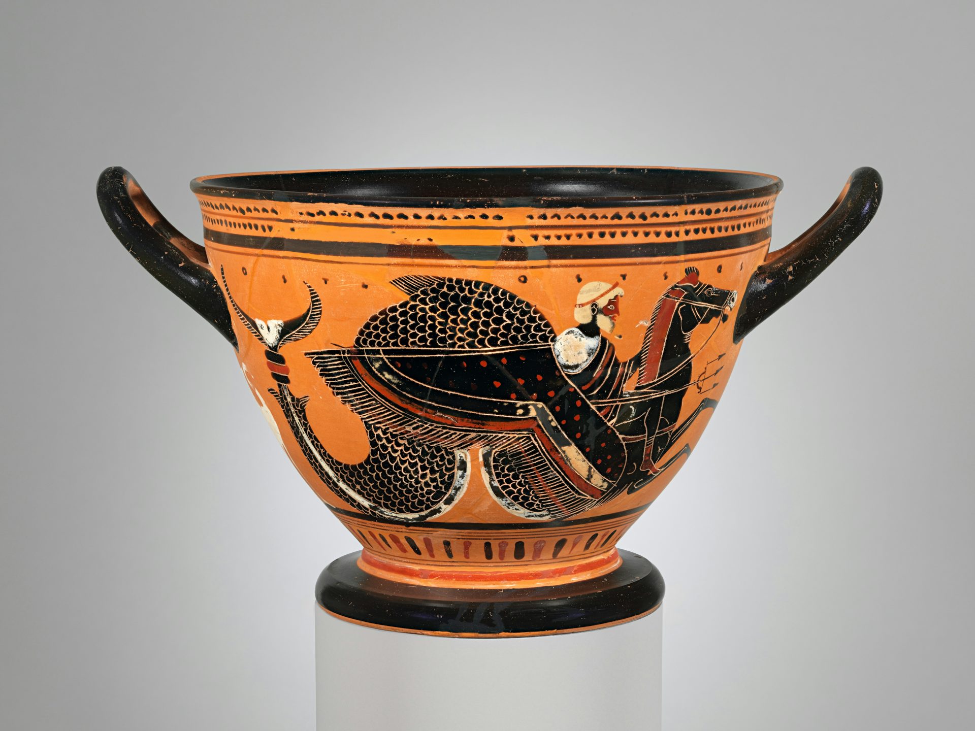 Poseidon vase CA 500 BCE