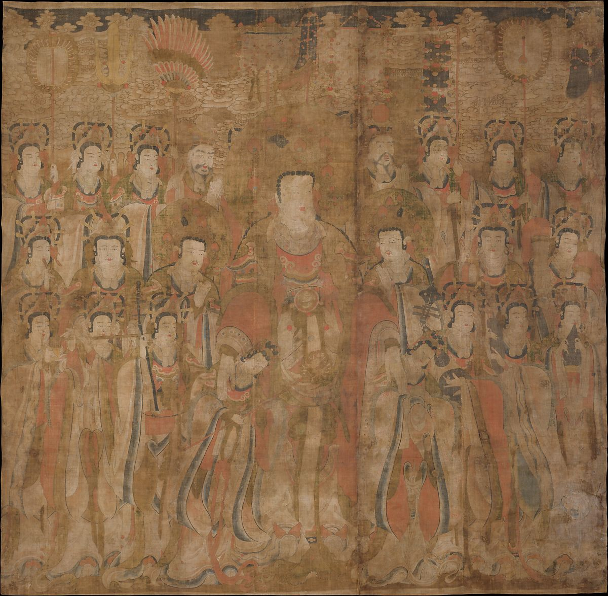 Korean painting of Brahma, or Beomcheon, ca late 16th century