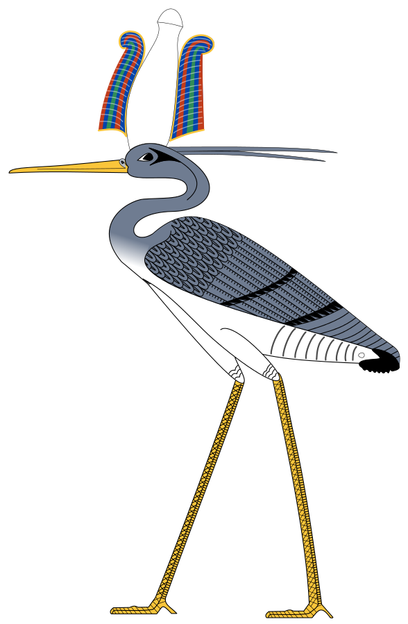 Illustration of the Egyptian Benu