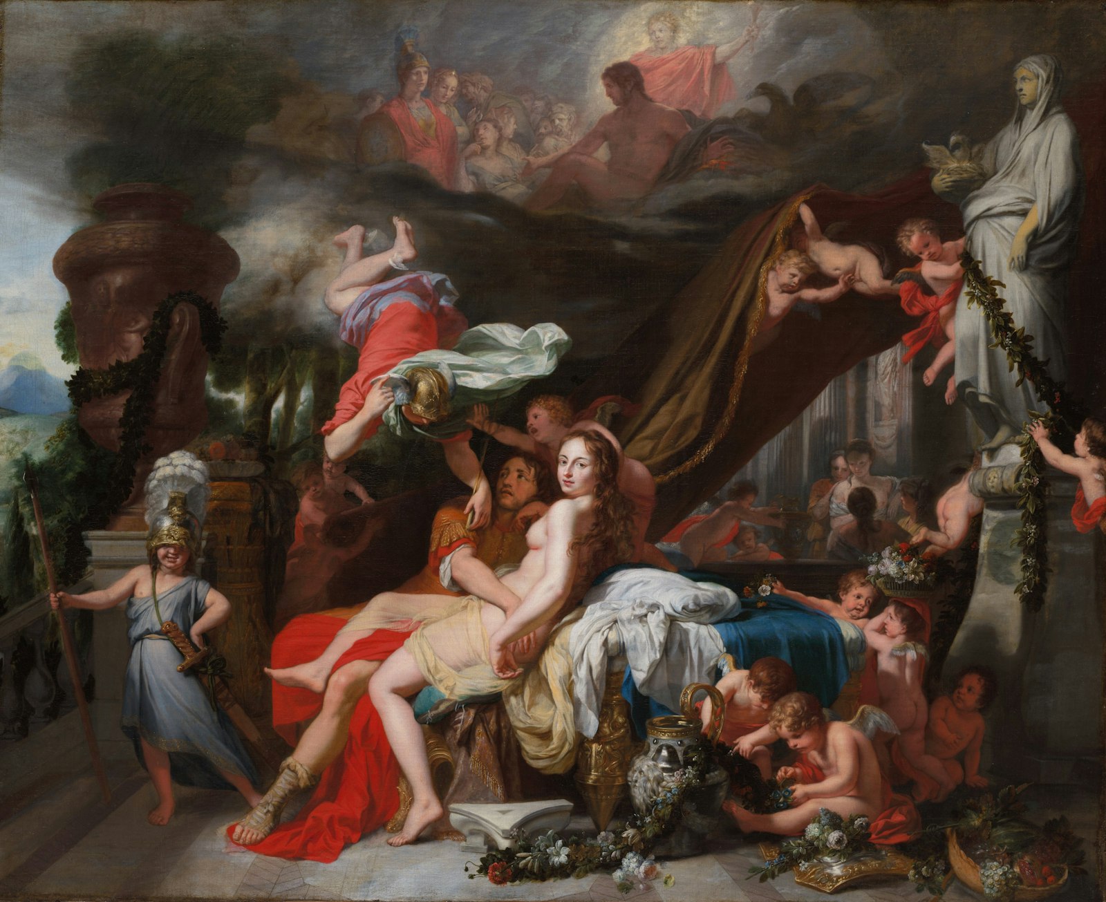 Hermes Ordering Calypso to Release Odysseus by Gerard de Lairesse (1670)