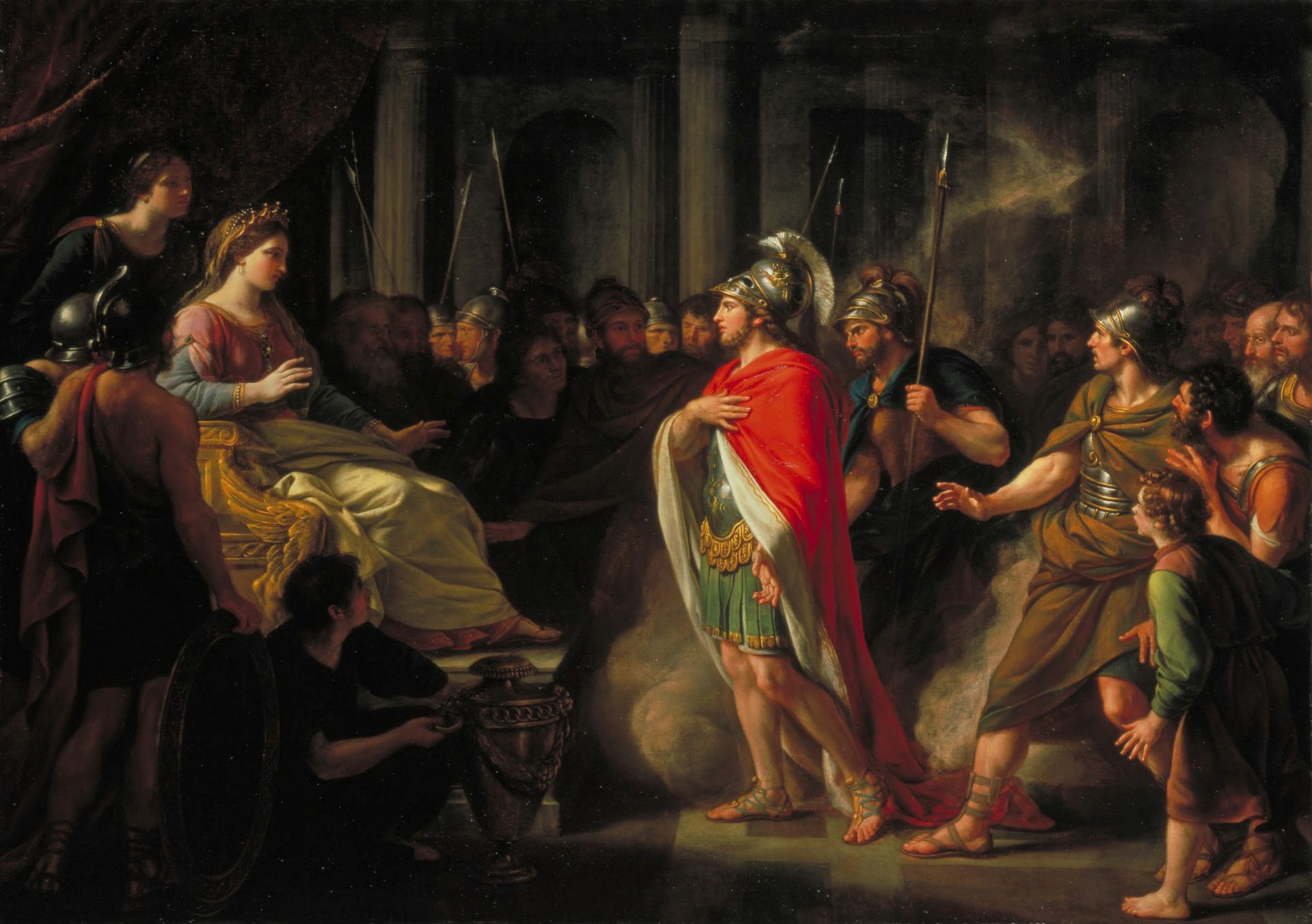 The Meeting of Aeneas and Dido by Sir Nathaniel Dance-Hollard