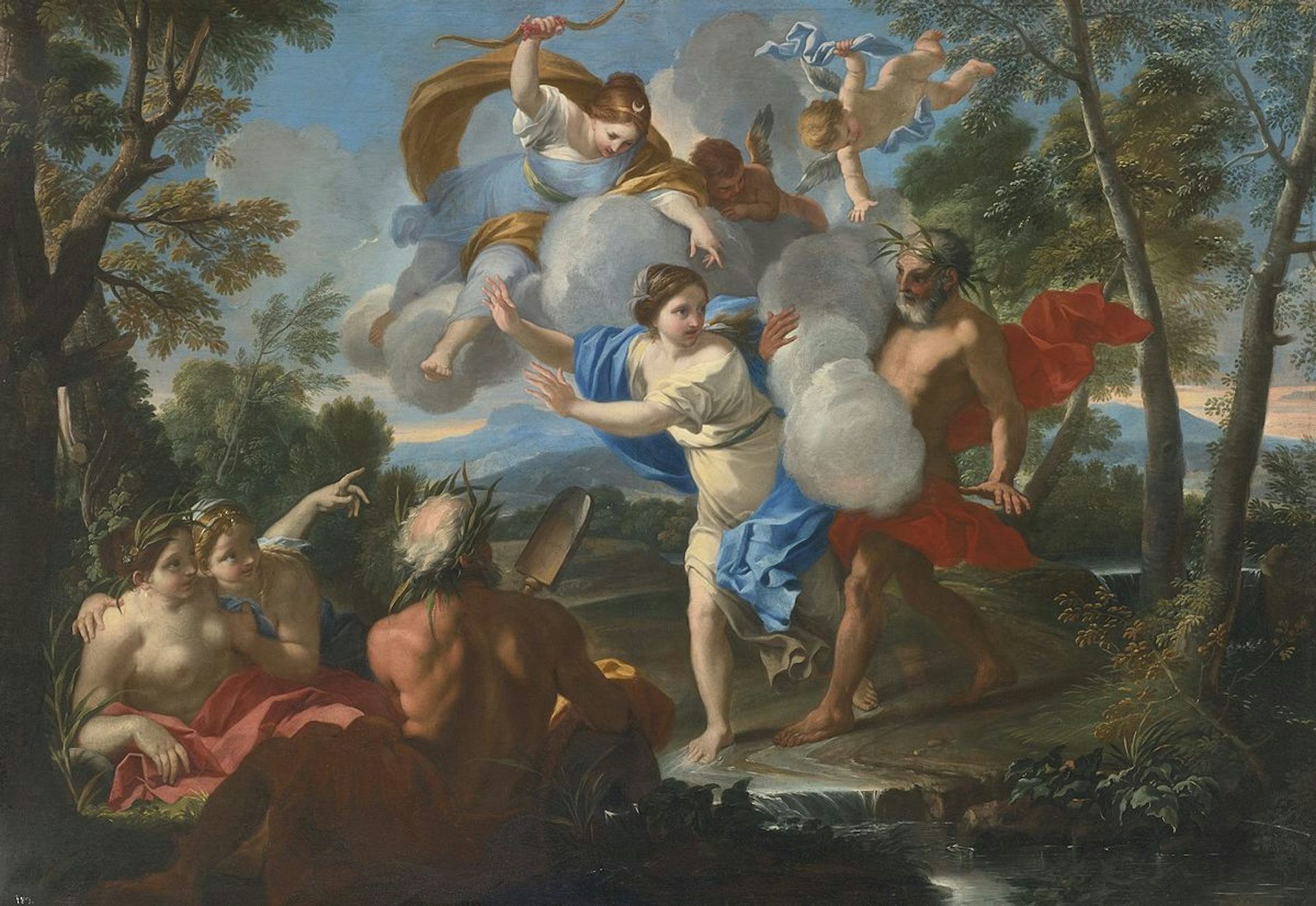 Alpheus and Arethusa, attributed to Luigi Garzi