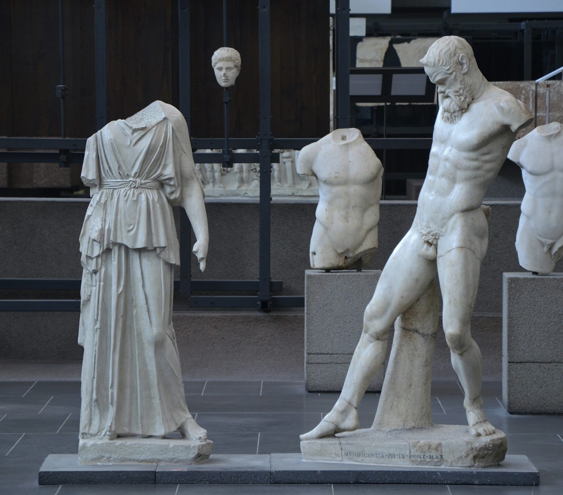 Marsyas statue group, Marsyas copy first century BCE, Vatican Museums