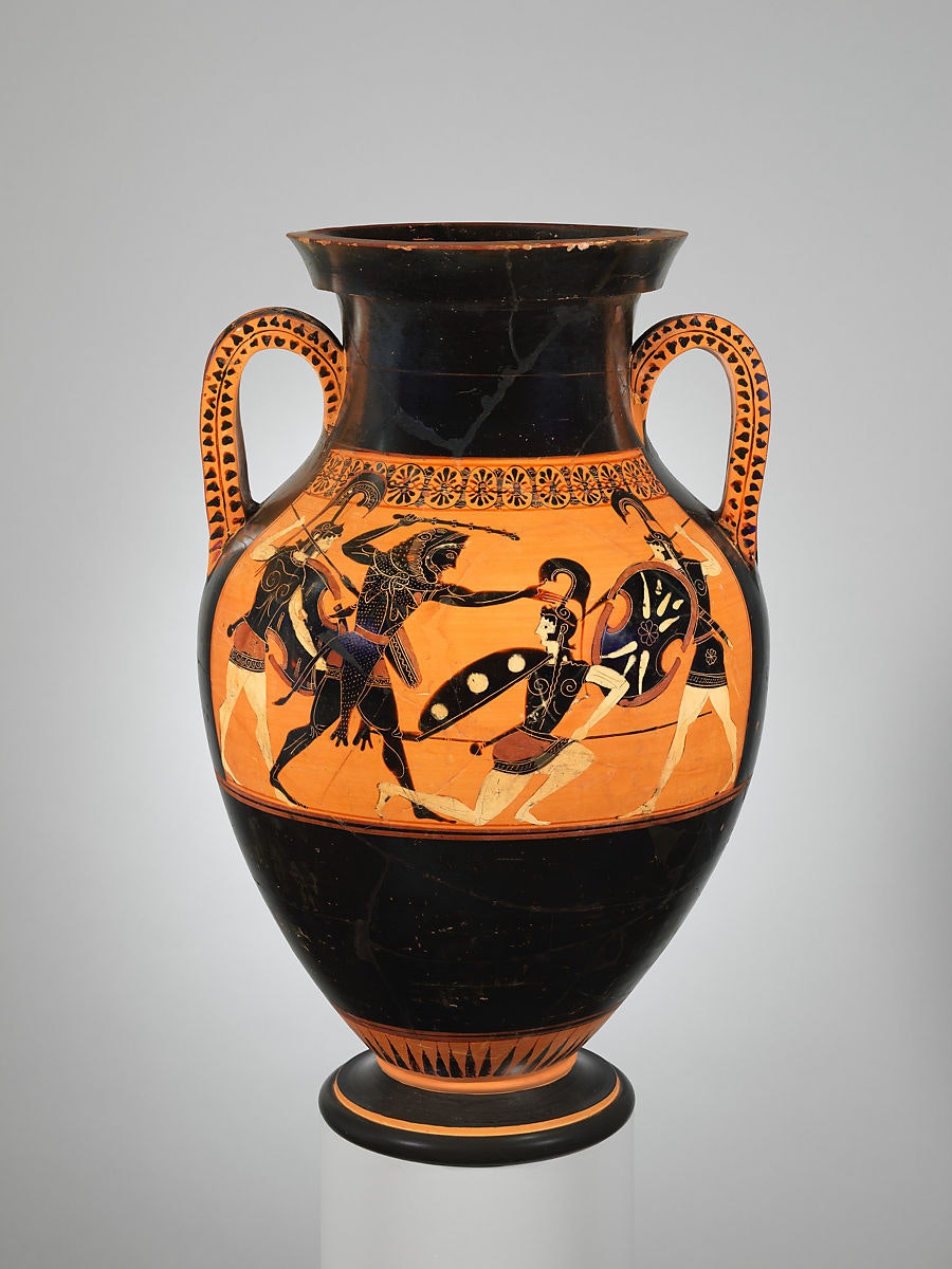 Heracles and Amazons-Bateman Group-ca 530 bce